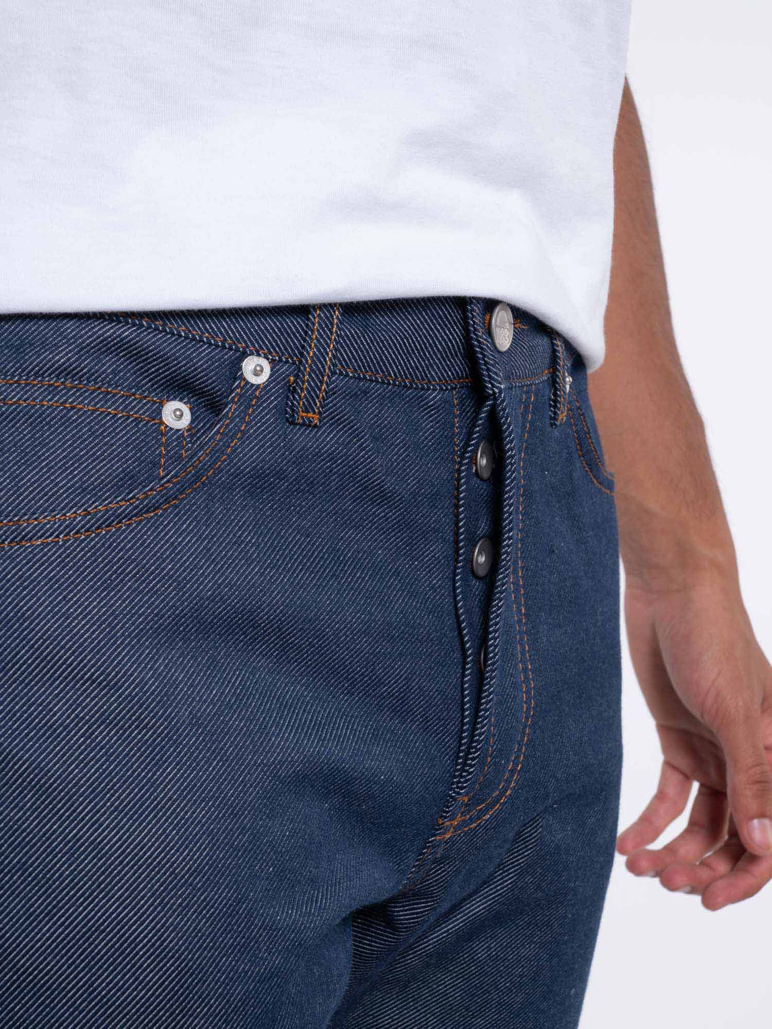 1083 homme 101N superdenim coton bio bleu indigo brut l armoire poethique 3