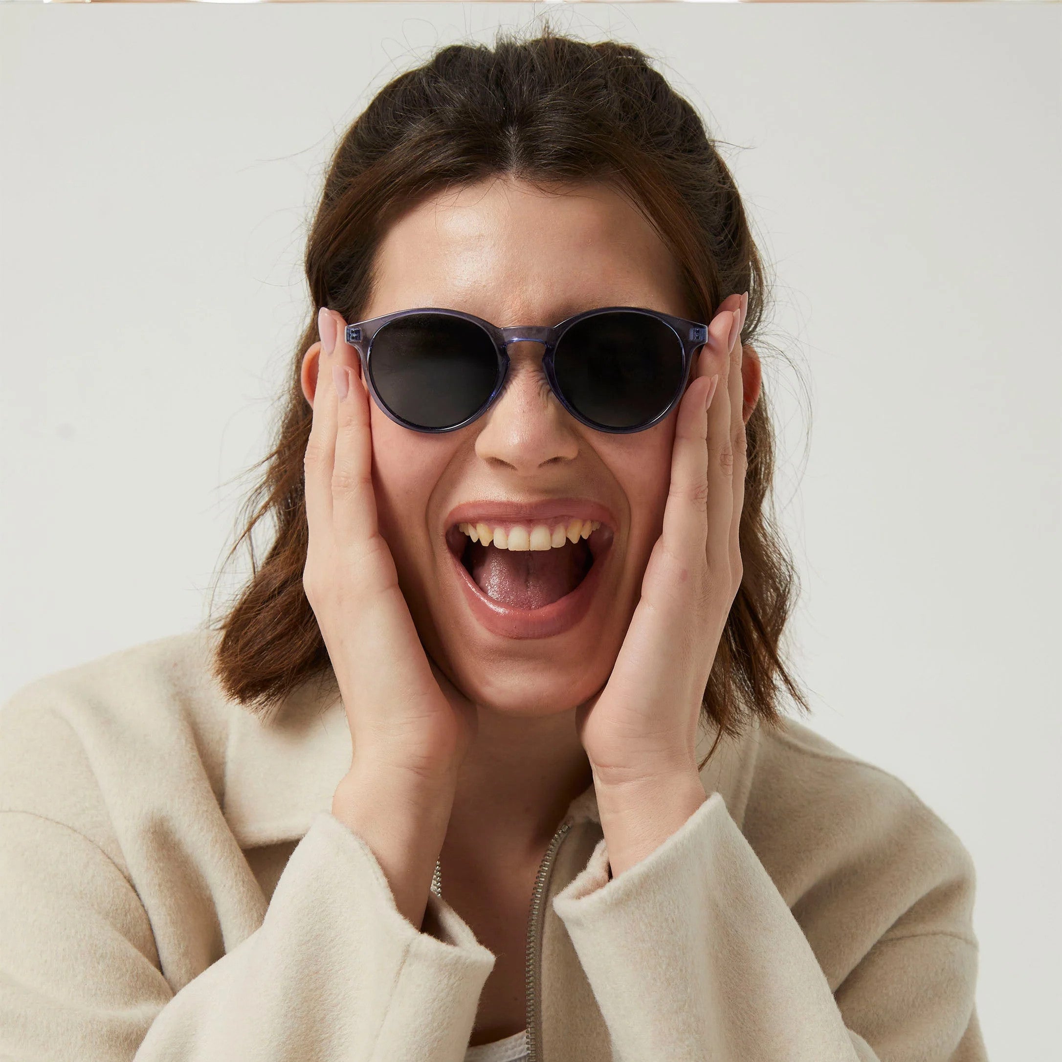 Parafina unisexe lunettes soleil isla bouteille recyclee bleu l armoire poethique 1