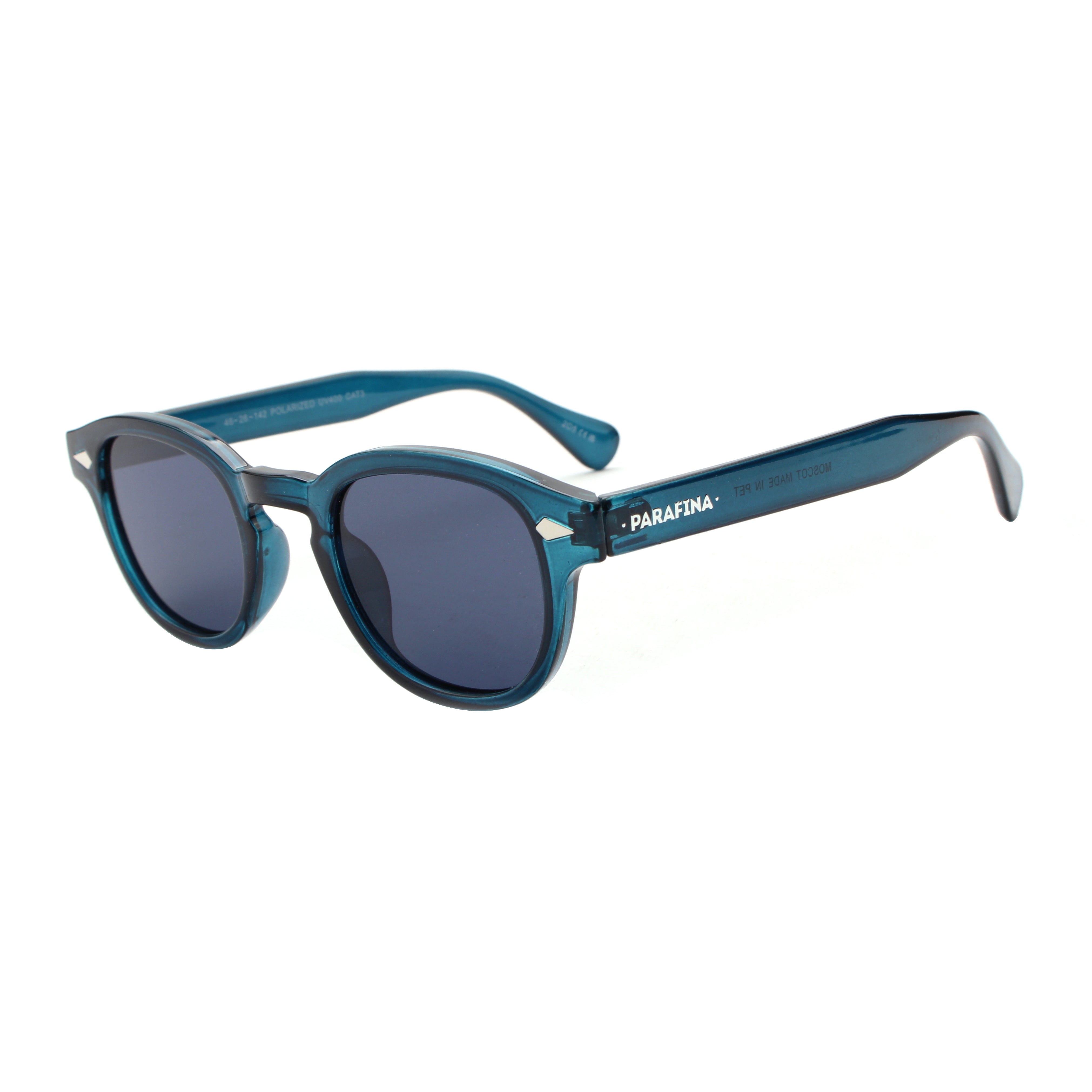 lunettes de soleil en bouteilles de plastique recycles montana king blue blue solid bleu parafina unisexe lunettes soleil montana bouteille recyclee bleu l armoire poethique 4