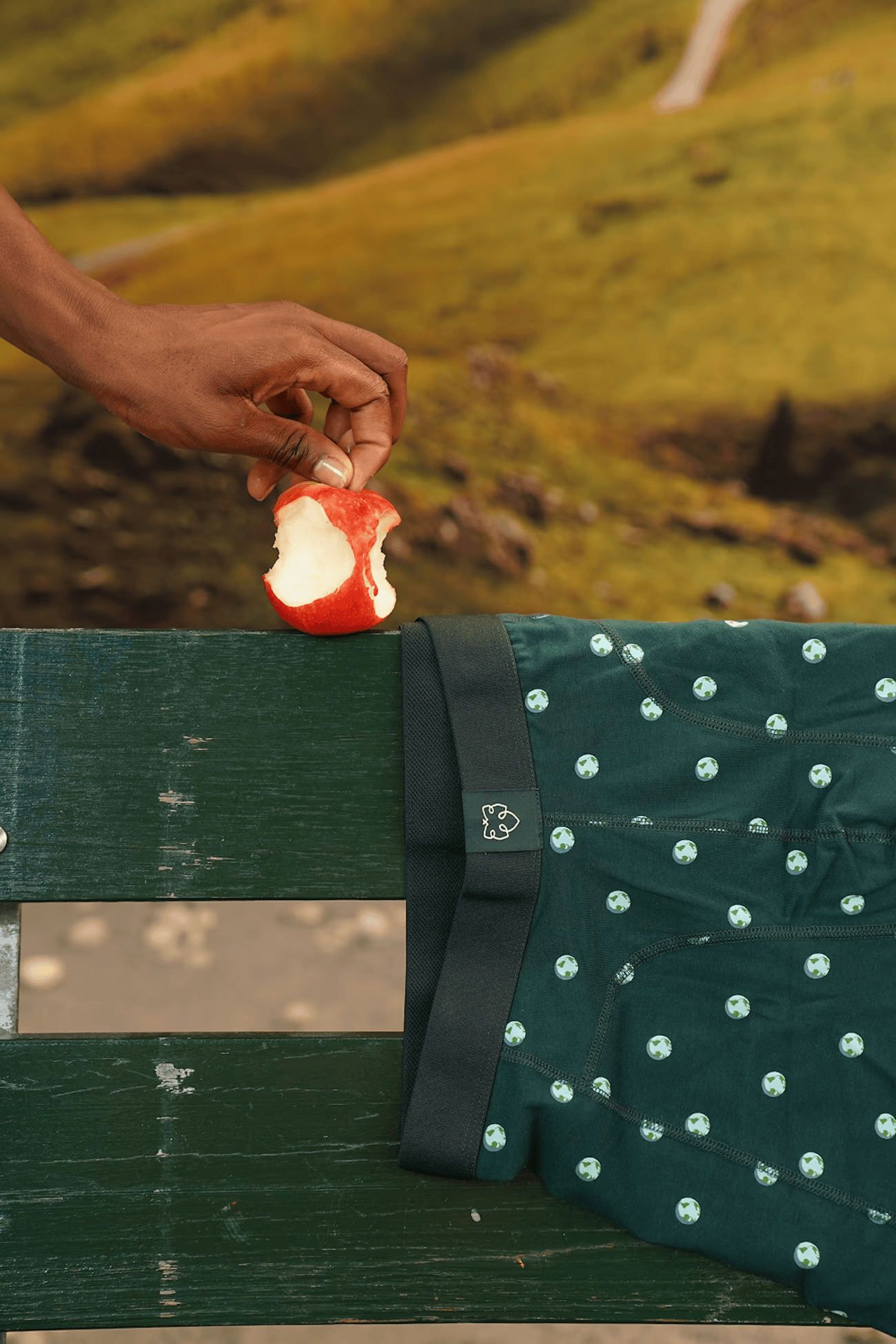 a dam homme boxer plan te coton bio vert bleu l armoire poethique 2