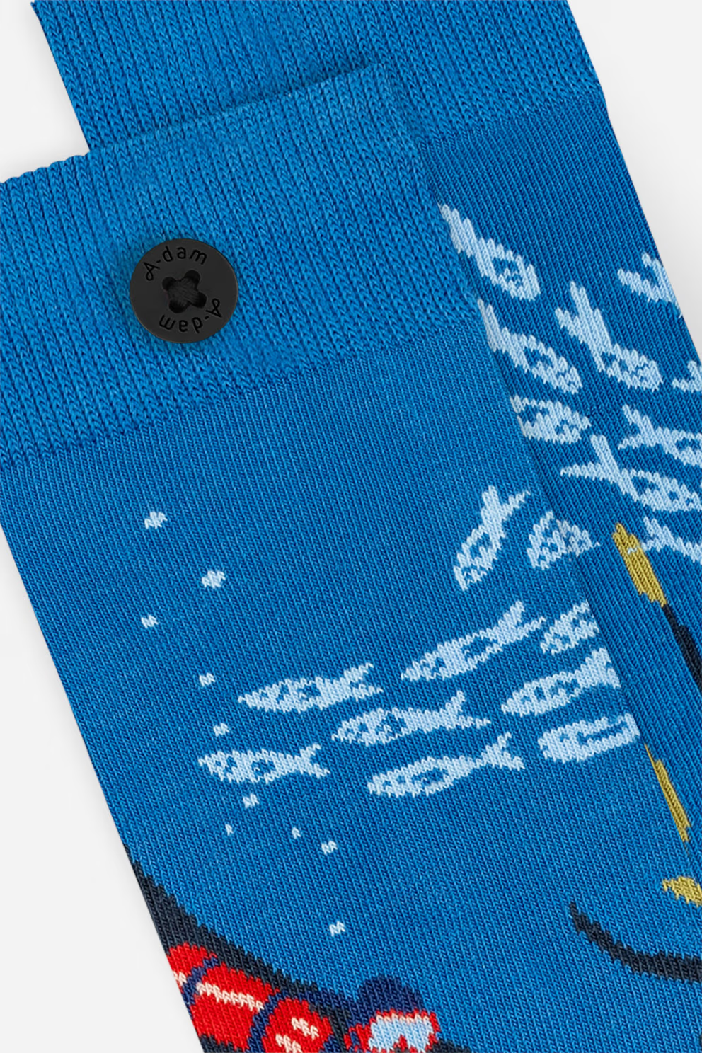 a dam unisexe chaussette plongee coton bio bleu l armoire poethique  1