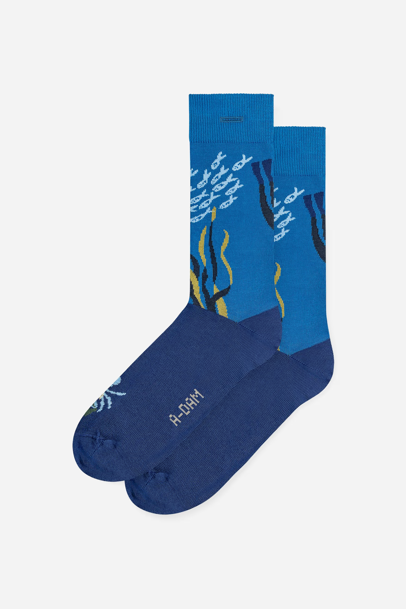 a dam unisexe chaussette plongee coton bio bleu l armoire poethique  5