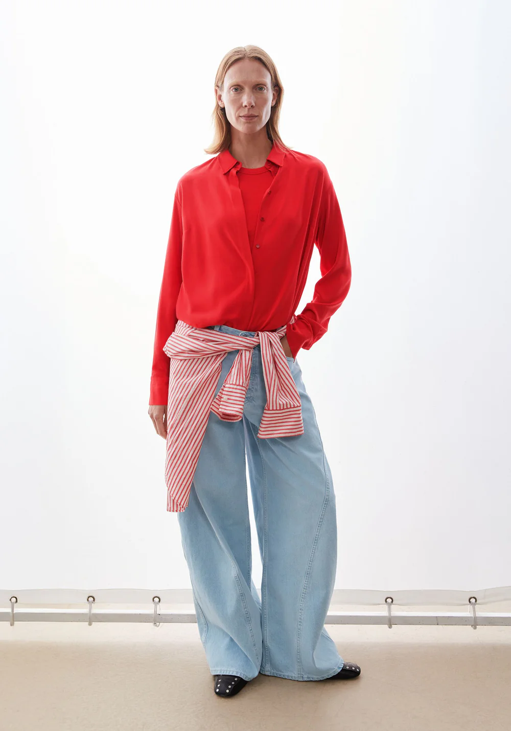 armedangels femme blouse larisaana lenzing ecovero rouge l armoire poethique 3