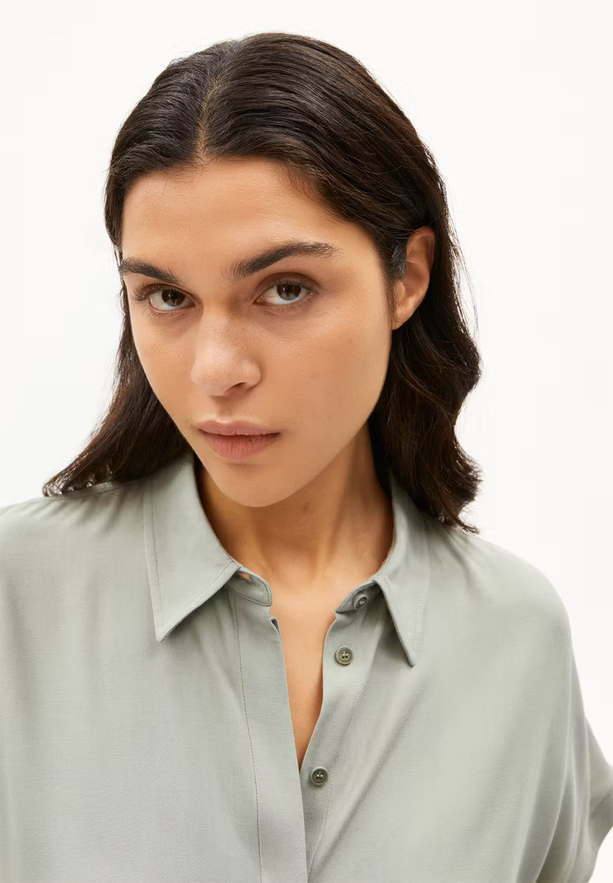 armedangels femme blouse larisaana lenzing ecovero vert l armoire poethique 4