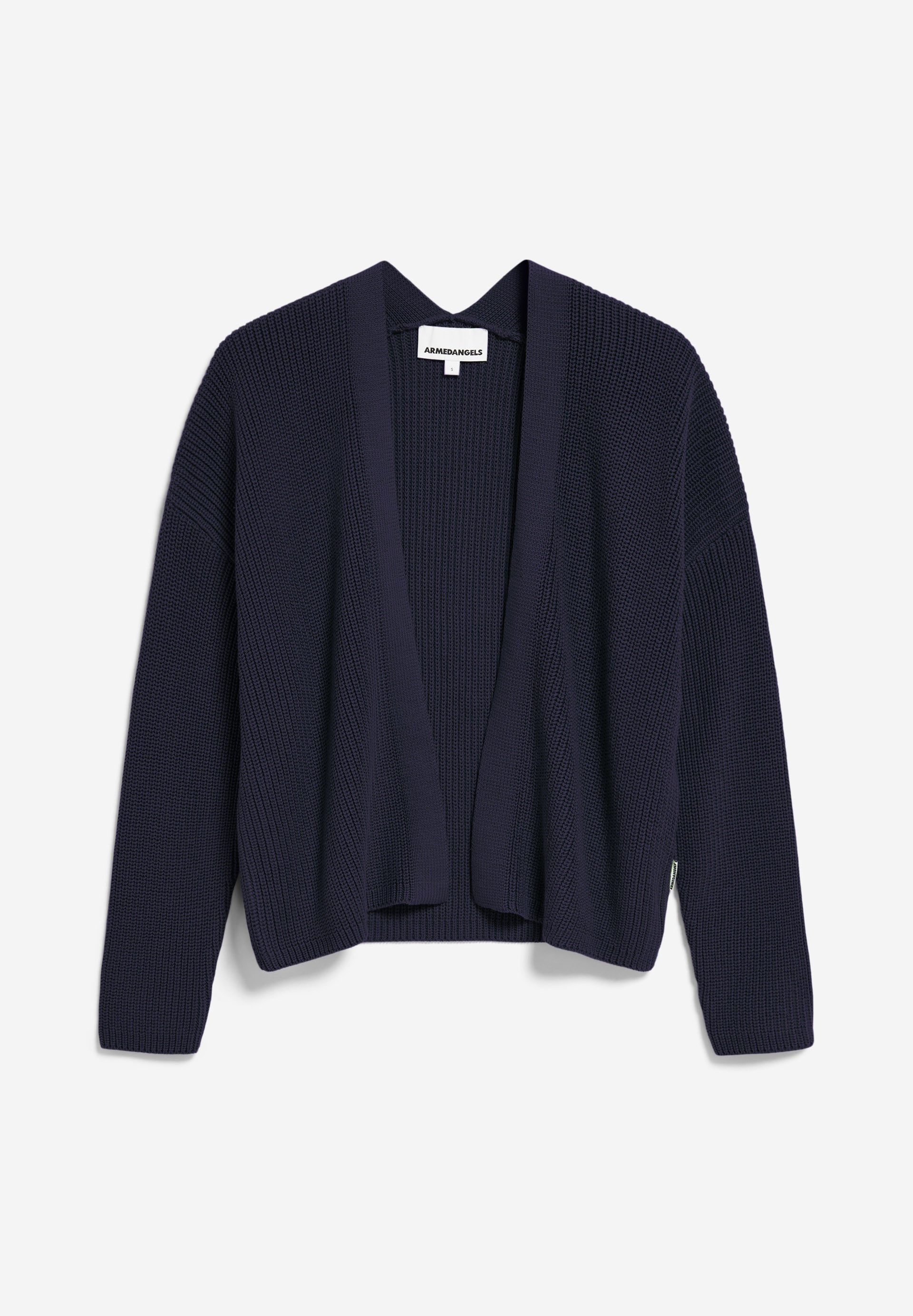 armedangels femme cardigan valentinaa coton bio bleu marine l armoire poethique 4