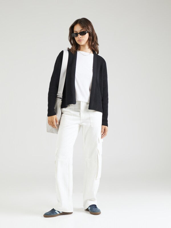 armedangels femme cardigan valentinaa coton bio noir l armoire poethique  2