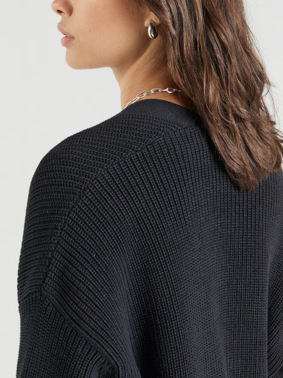 armedangels femme cardigan valentinaa coton bio noir l armoire poethique  3