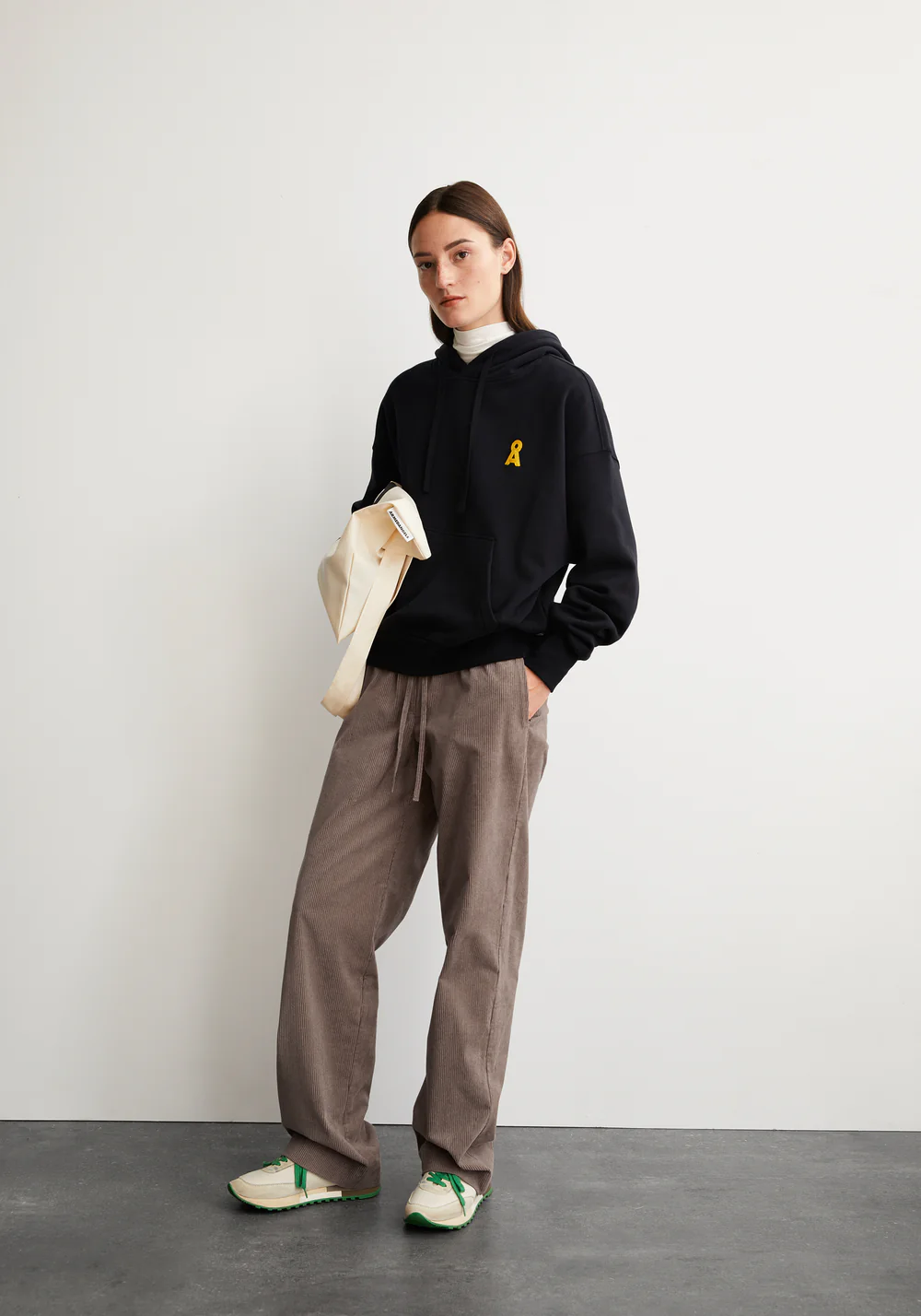 armedangels femme pantalon jaimilaa corduroy velours coton bio noisette l armoire poethique 3