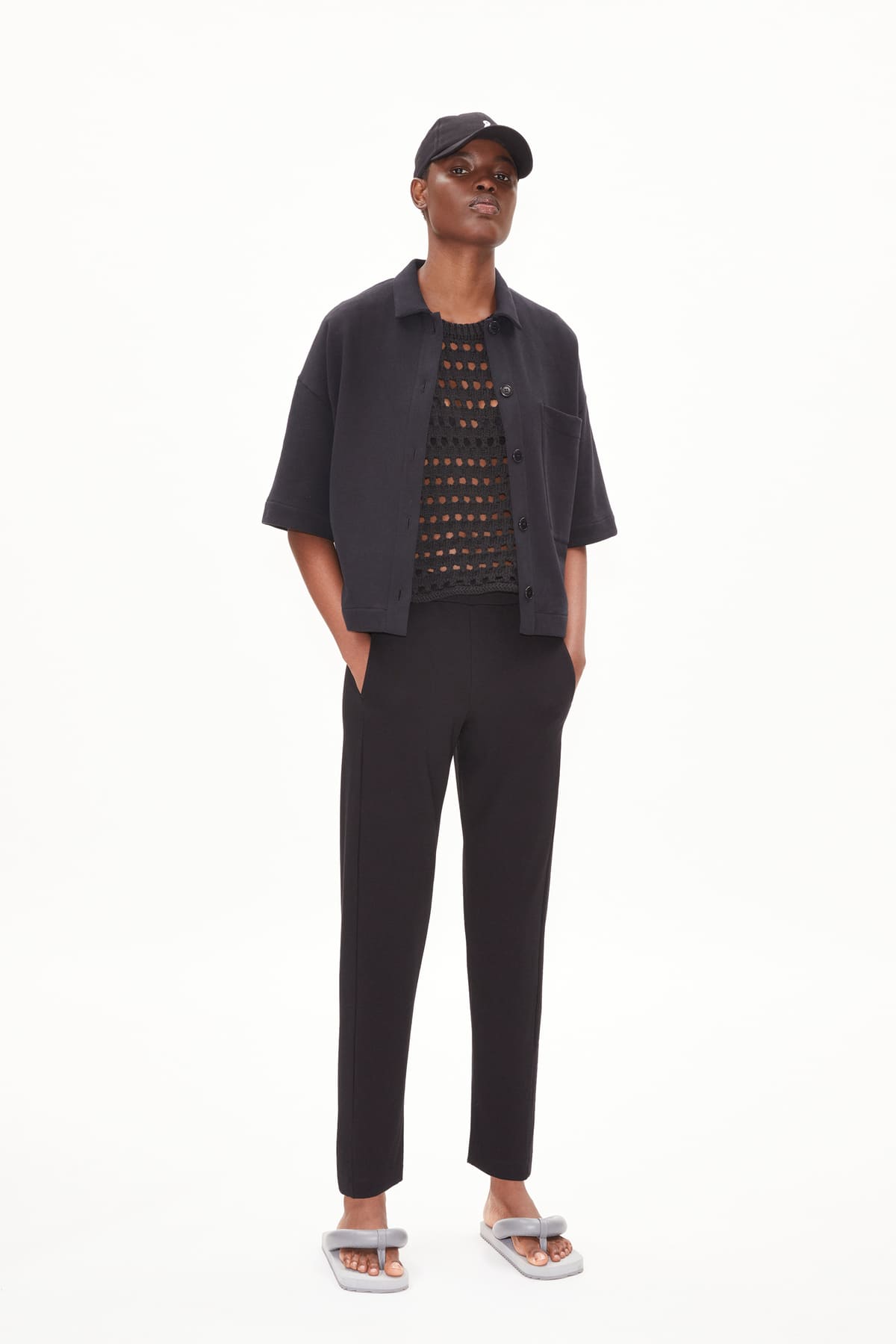 Pantalon en lenzing ecovero magdaalena · noir