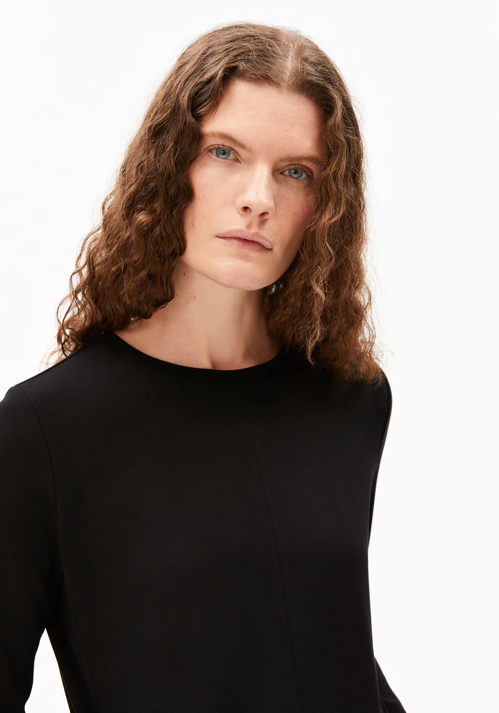 armedangels femme robe maariliana lenzing ecovero noir l armoire poethique 4