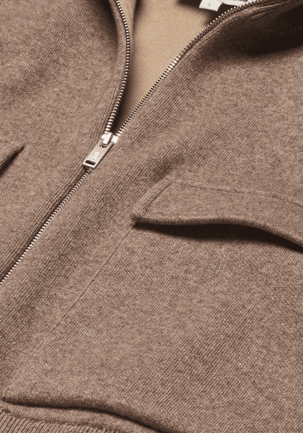 armedangels femme veste joaniaas coton bio laine bio beige cannelle l armoire poethique 5