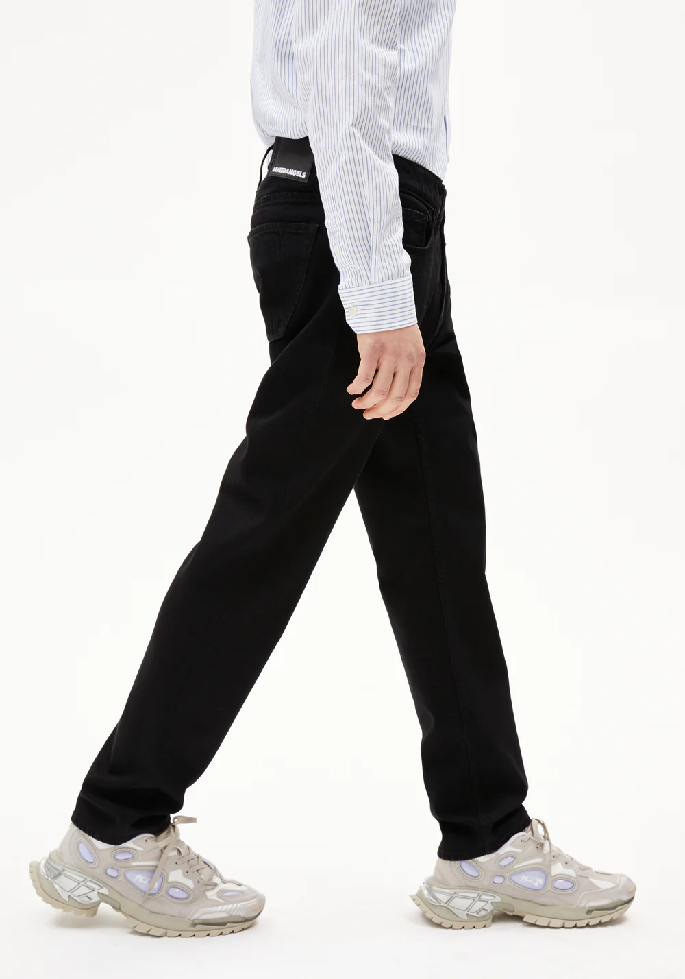 armedangels homme jean droit dylaano black coton bio noir l armoire poethique 5