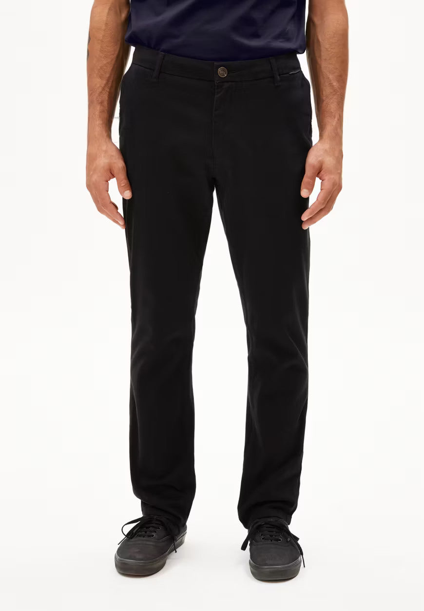 armedangels homme pantalon aaster coton bio noir l armoire poethique 1