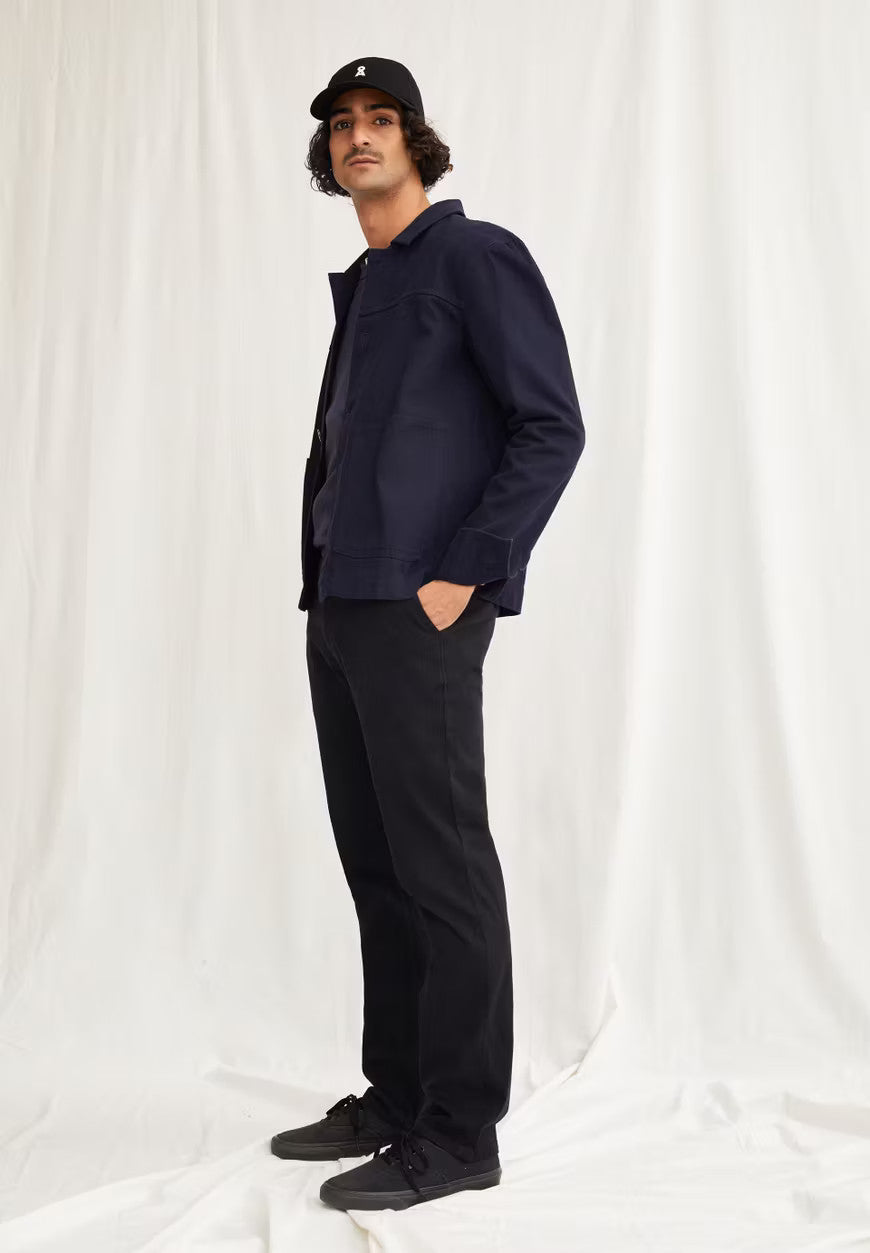 armedangels homme pantalon aaster coton bio noir l armoire poethique  4