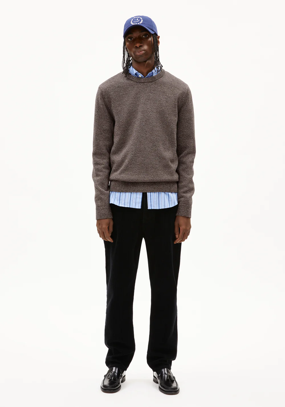 armedangels homme pull alvaario coton bio gris chine l armoire poethique 5