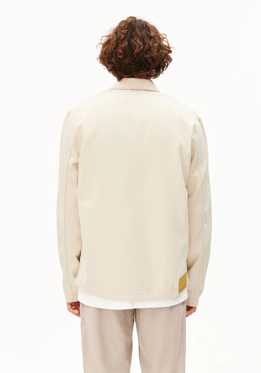 armedangels homme surchemise coton bio blanc l armoire poethique 3