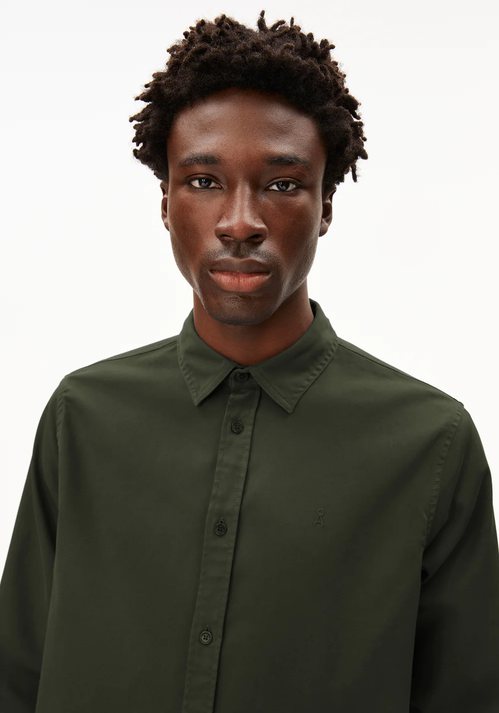armedangels homme surchemise giaalo coton bio kaki l armoire poethique 4