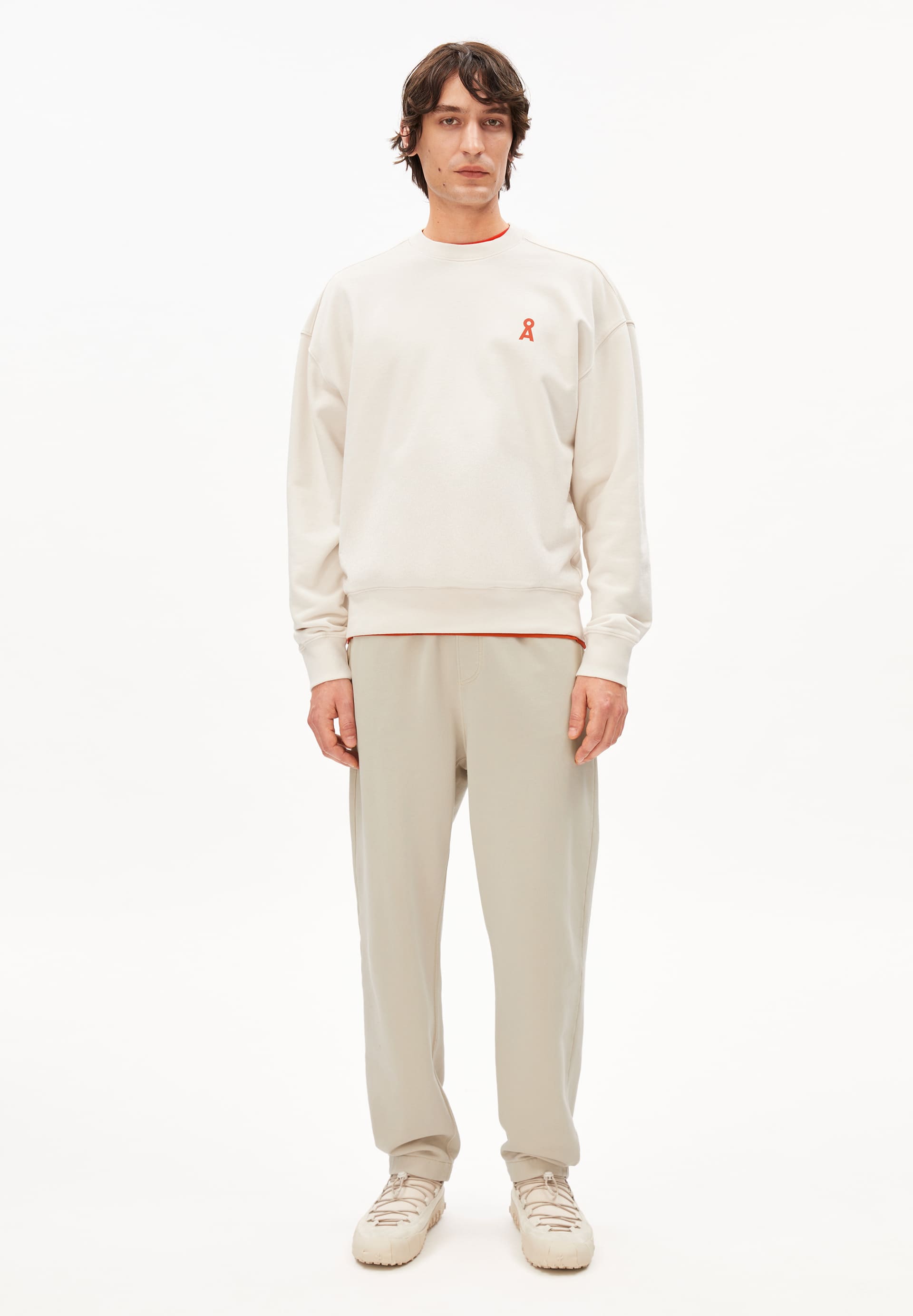 armedangels homme sweat bike gmt dye coton bio creme l armoire poethique 1