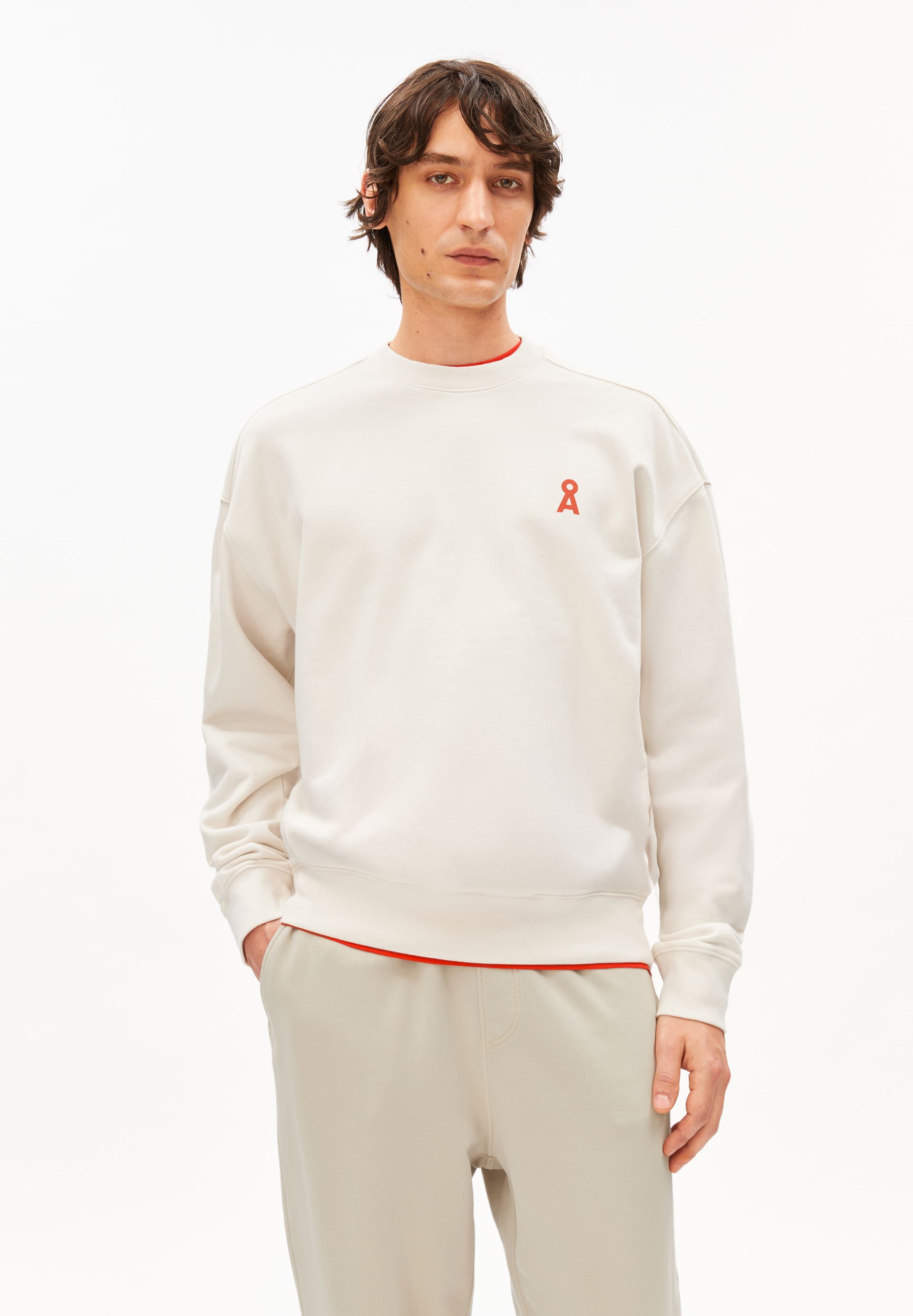 armedangels homme sweat bike gmt dye coton bio creme l armoire poethique 2