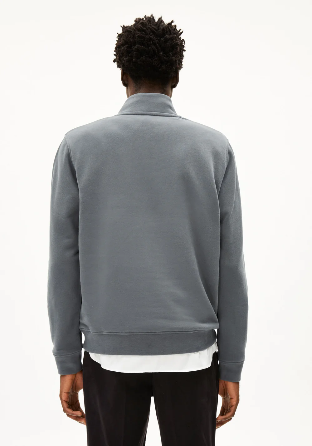 armedangels homme sweat waarlo loop coton bio gris acier l armoire poethique 2