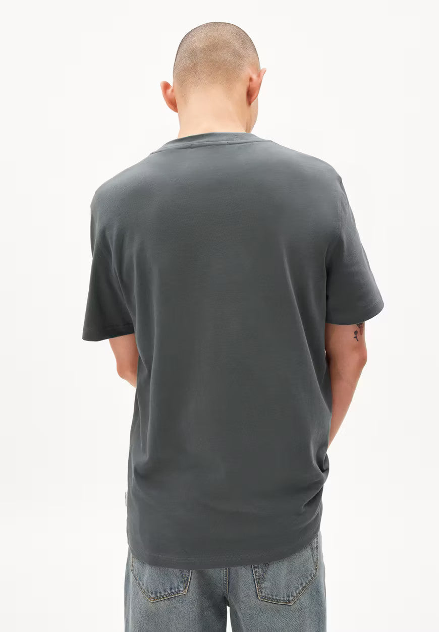 armedangels homme t shirt maarkos coton bio gris l armoire poethique 2