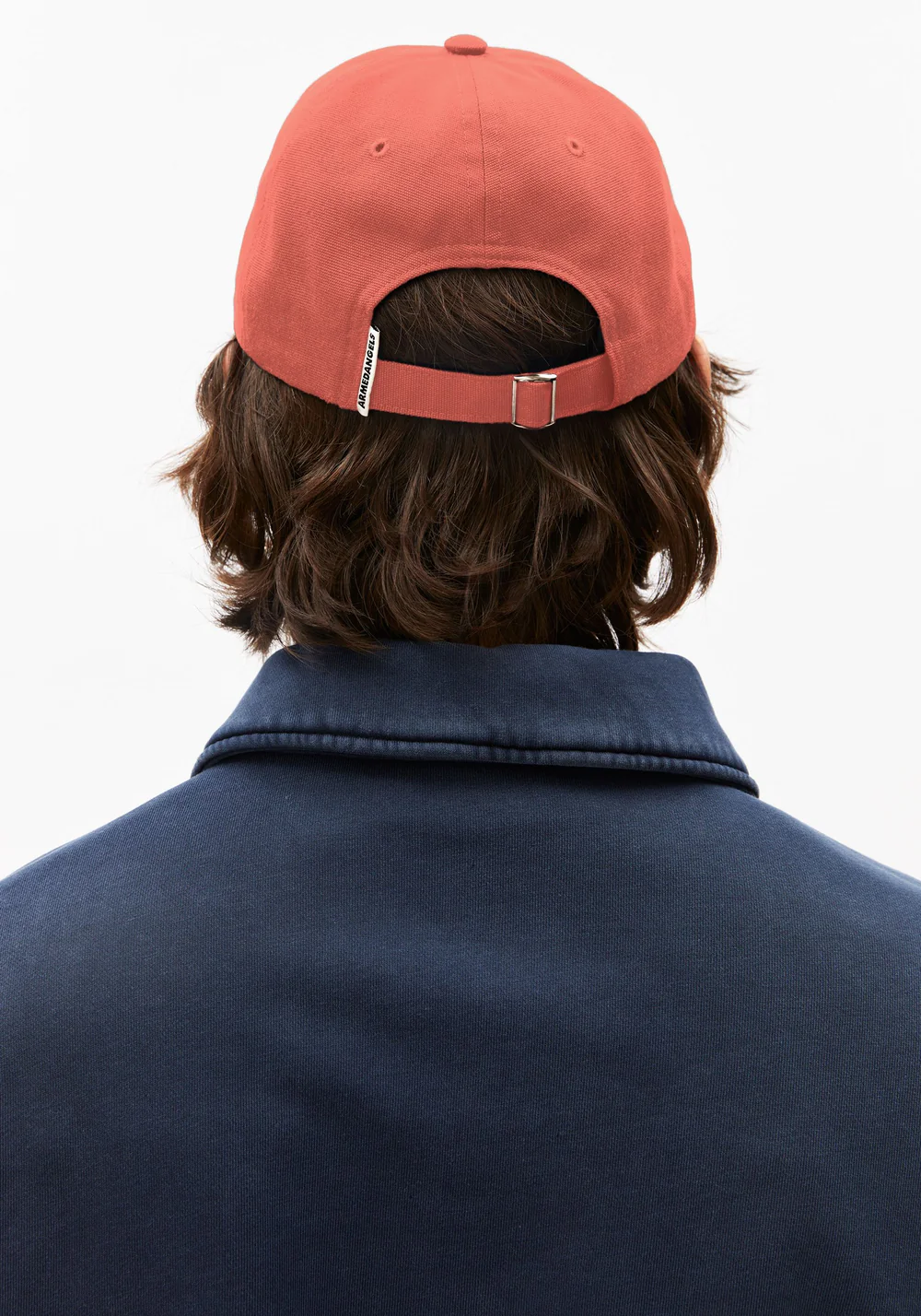 armedangels unisexe casquette yenaas bold coton bio rouge clair l armoire poethique 2
