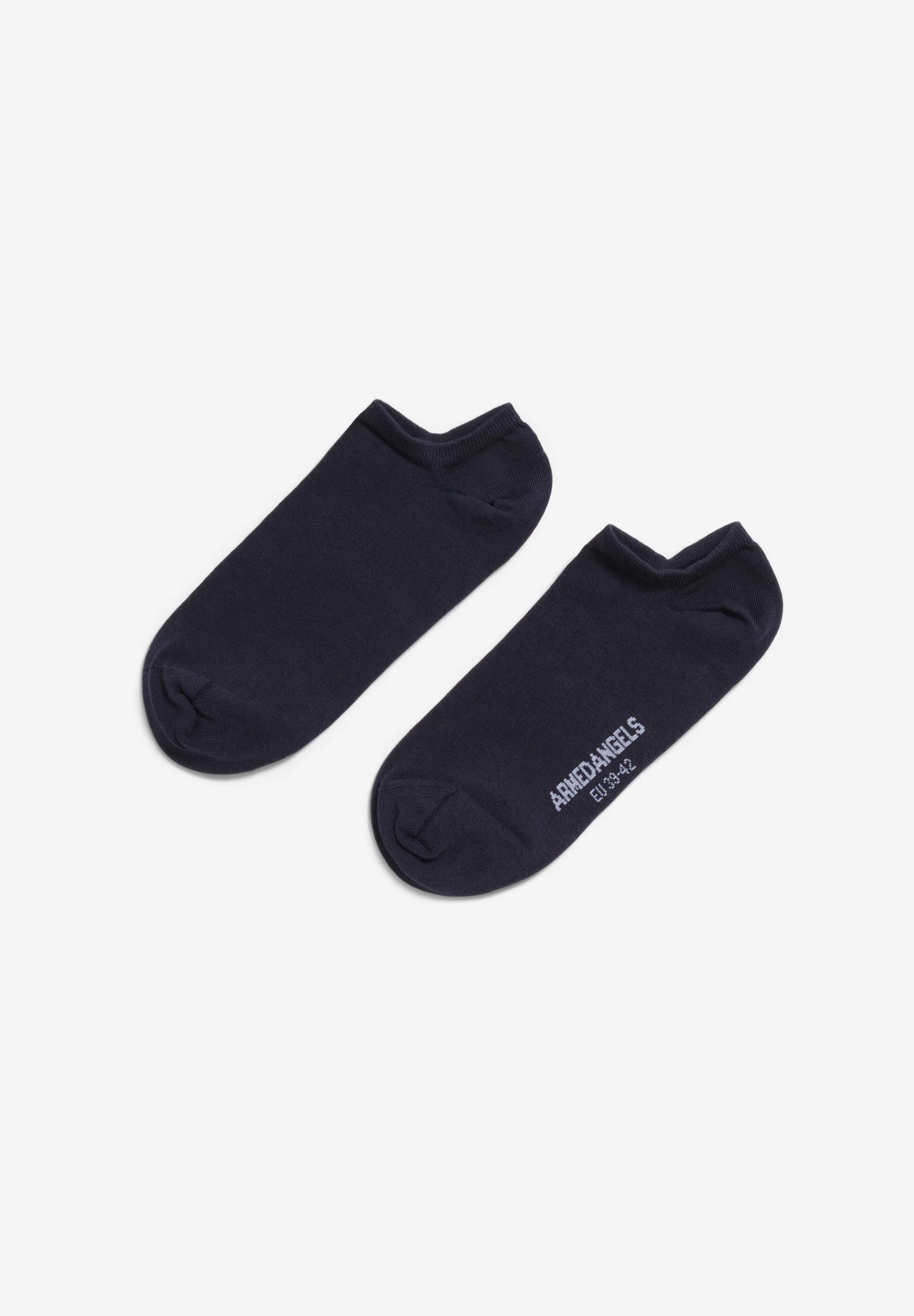 armedangels unisexe chaussettes basses saalvo coton bio bleu marine l armoire poethique 1