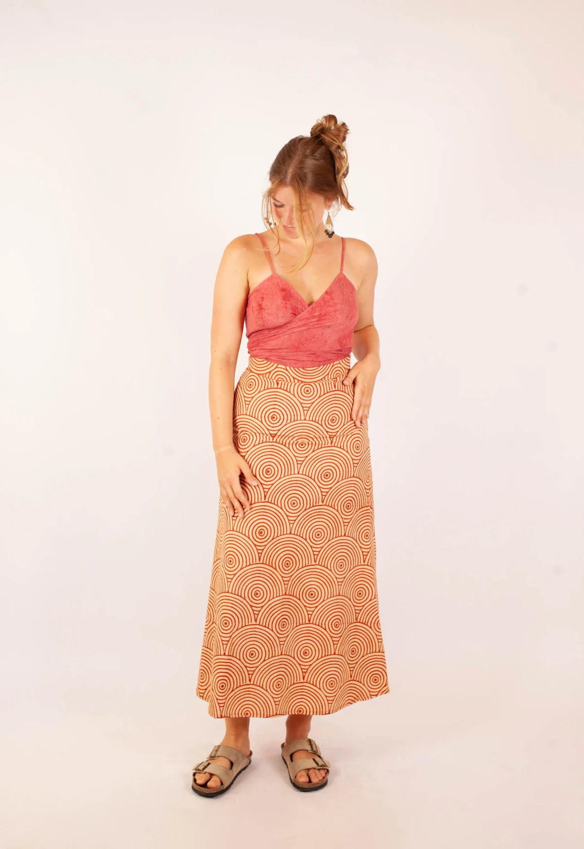 azaadi femme jupe bagepalli uthana coton bio l armoire poethique 2