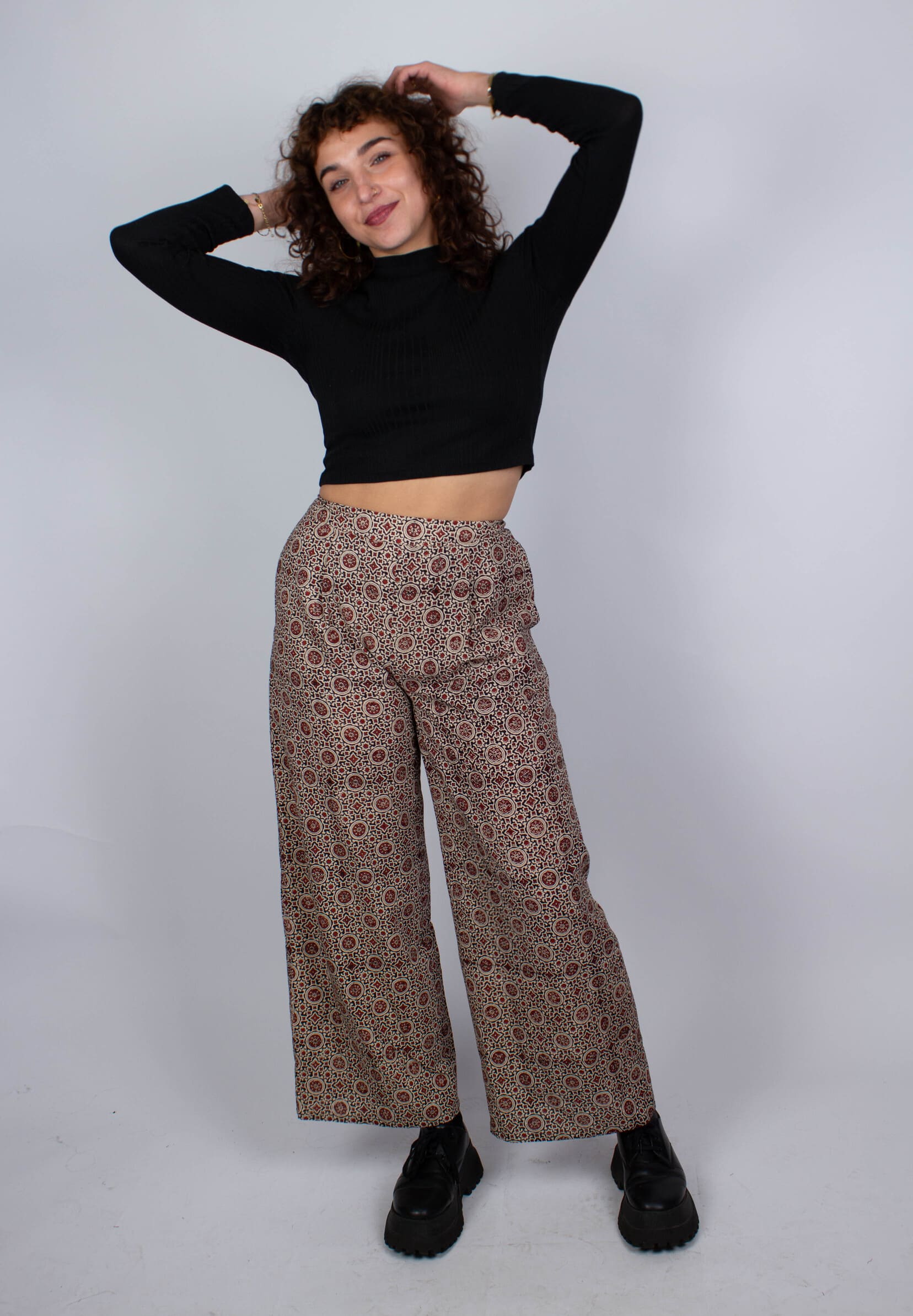 azaadi femme pantalon sagara mojaik coton bio l armoire poethique 2