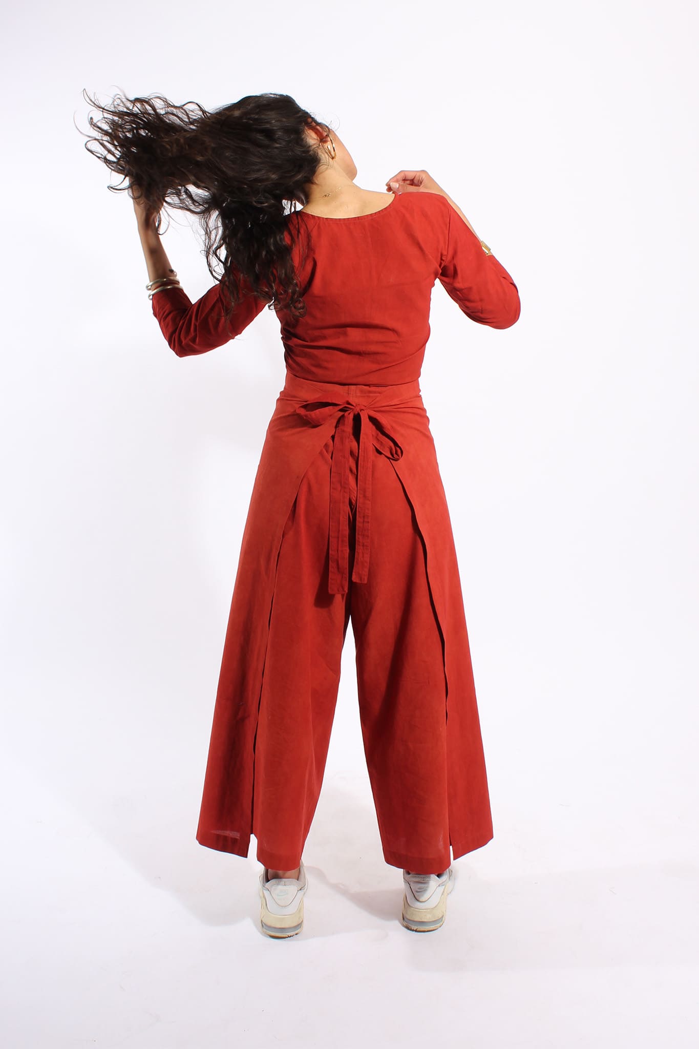 azaadi femme pantalon saraswati alum coton bio l armoire poethique 5