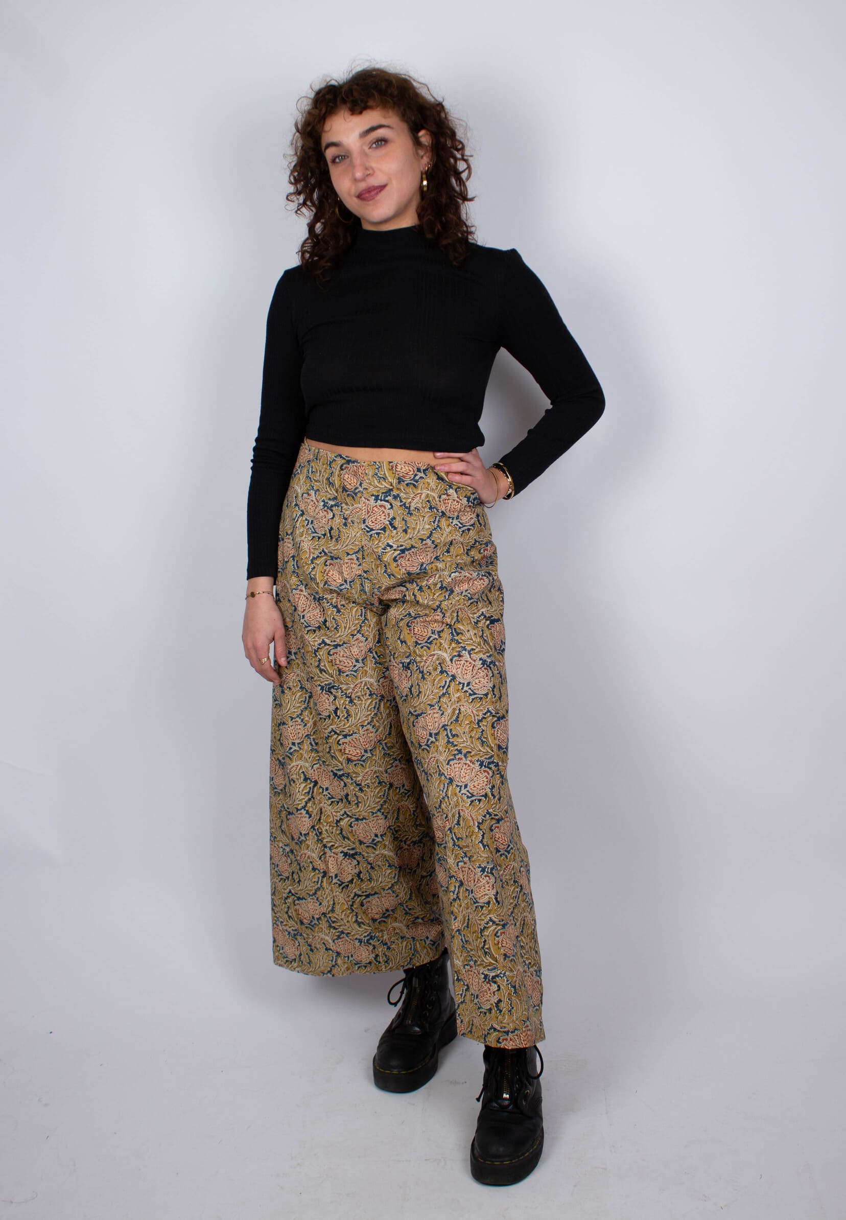 azaadi femme pantalon saraswati japanese flower coton bio l armoire poethique 3