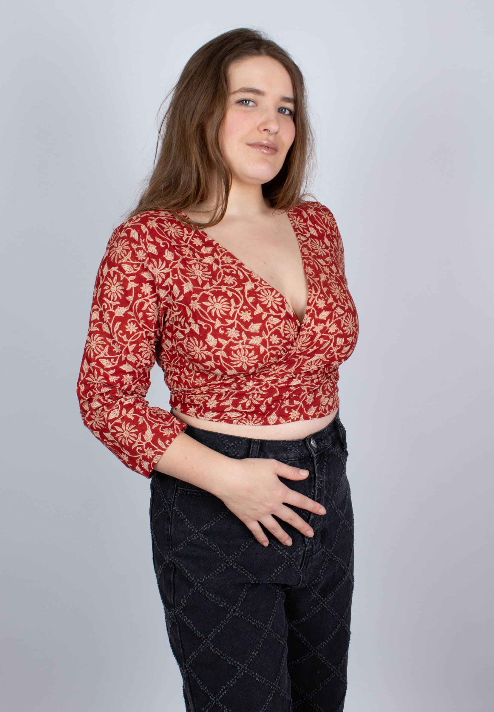 azaadi femme top benares bageecha coton bio l armoire poethique 2