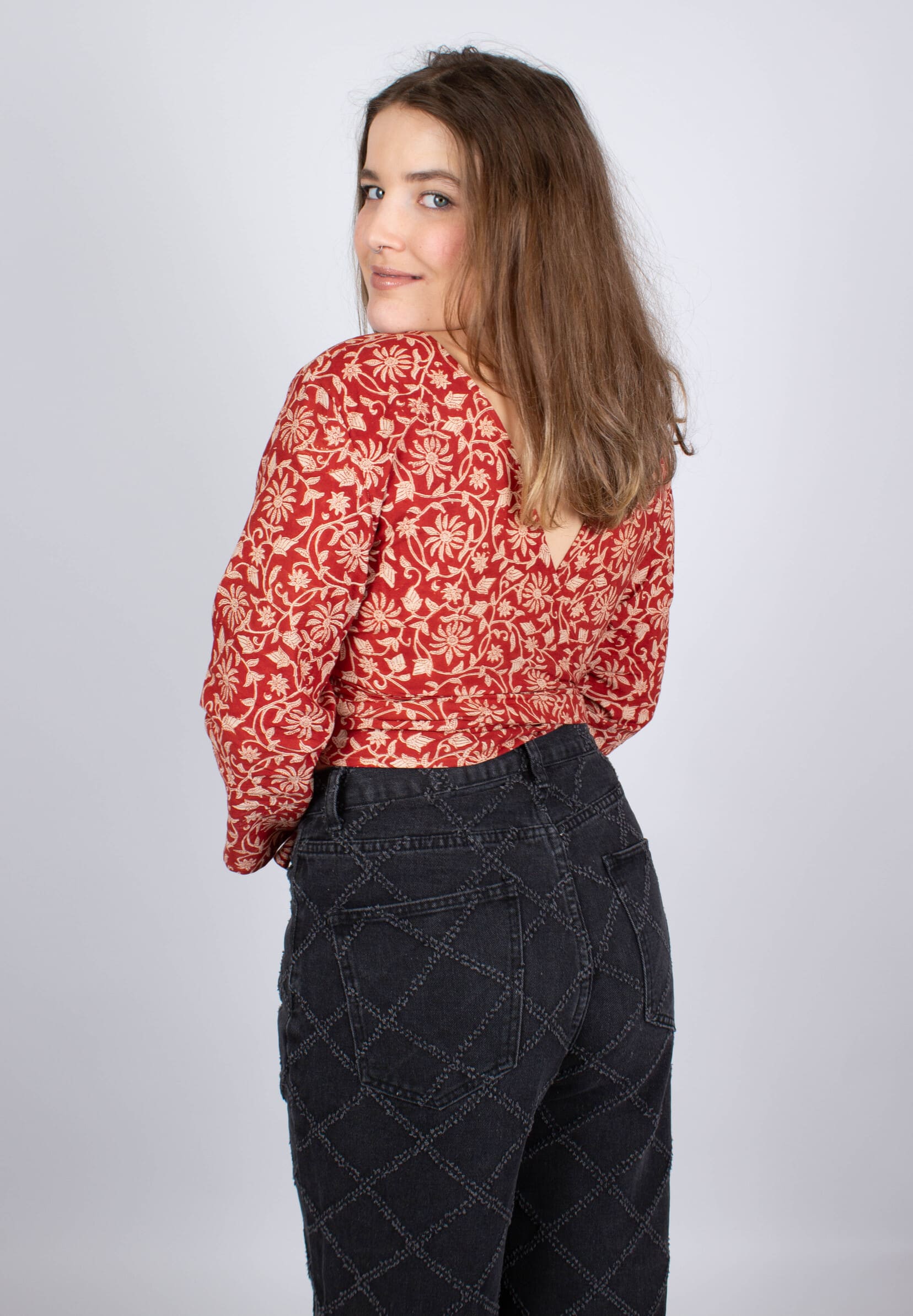 azaadi femme top benares bageecha coton bio l armoire poethique 5