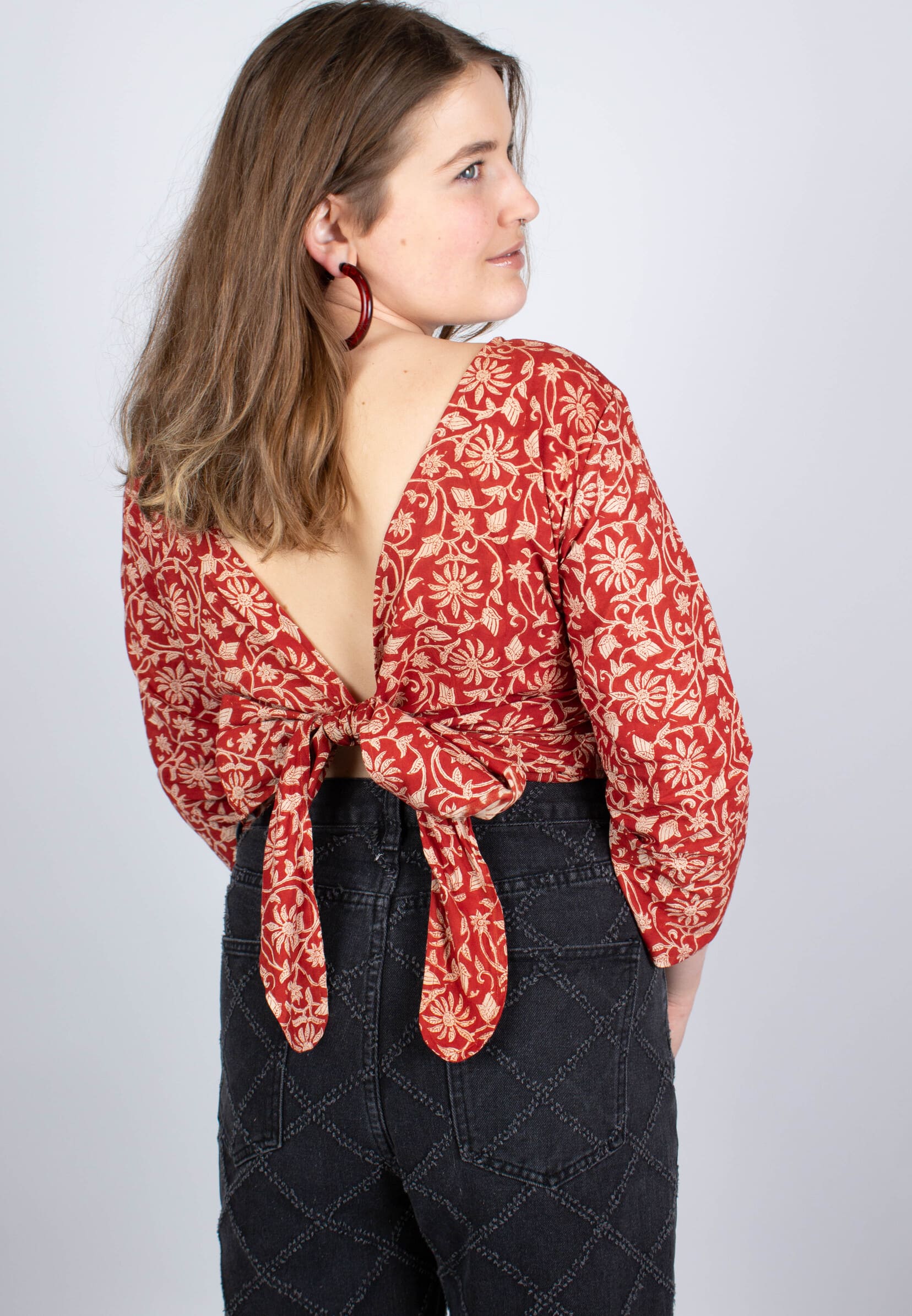 azaadi femme top benares bageecha coton bio l armoire poethique 6