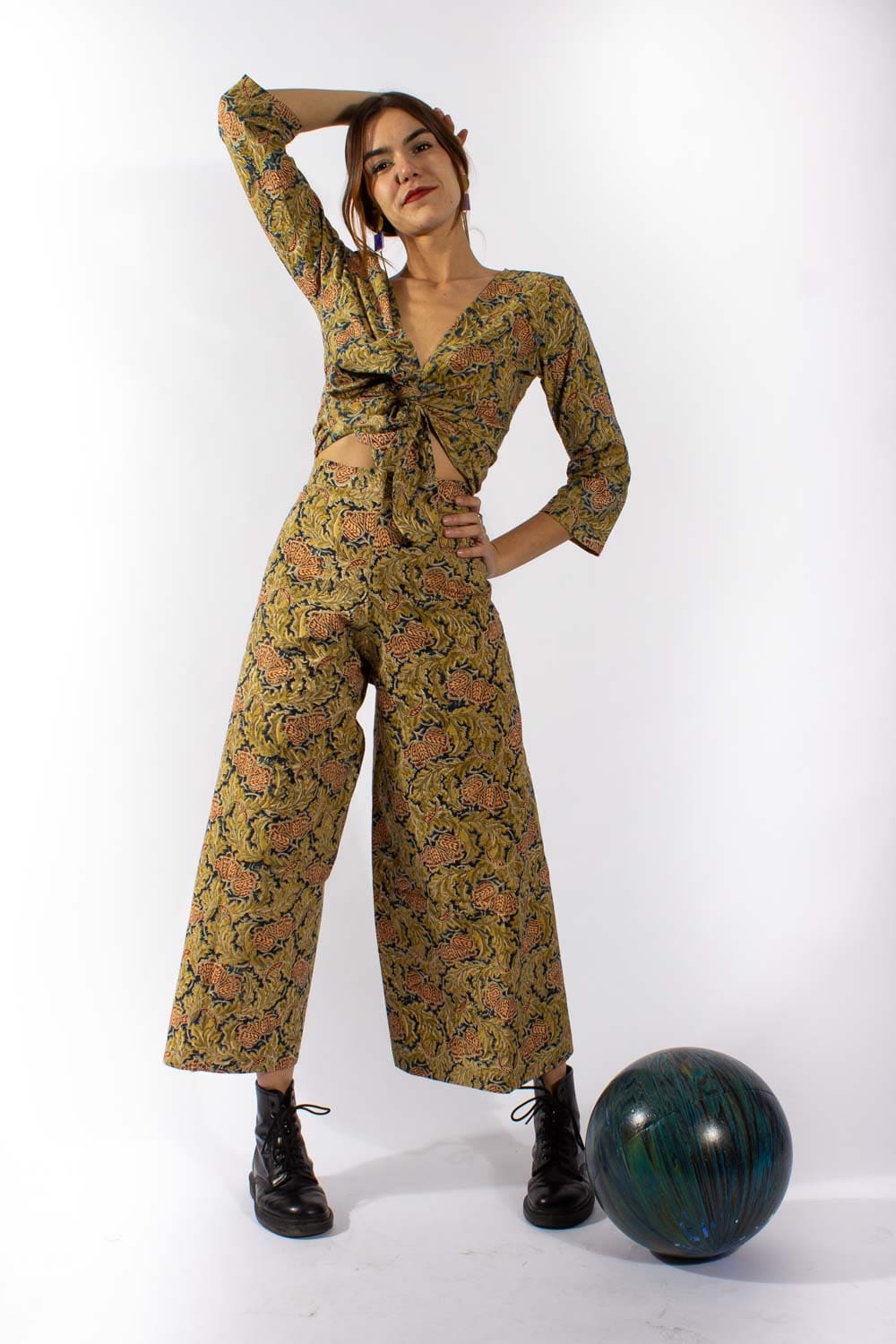azaadi femme top benares japanese flower coton bio l armoire poethique  5