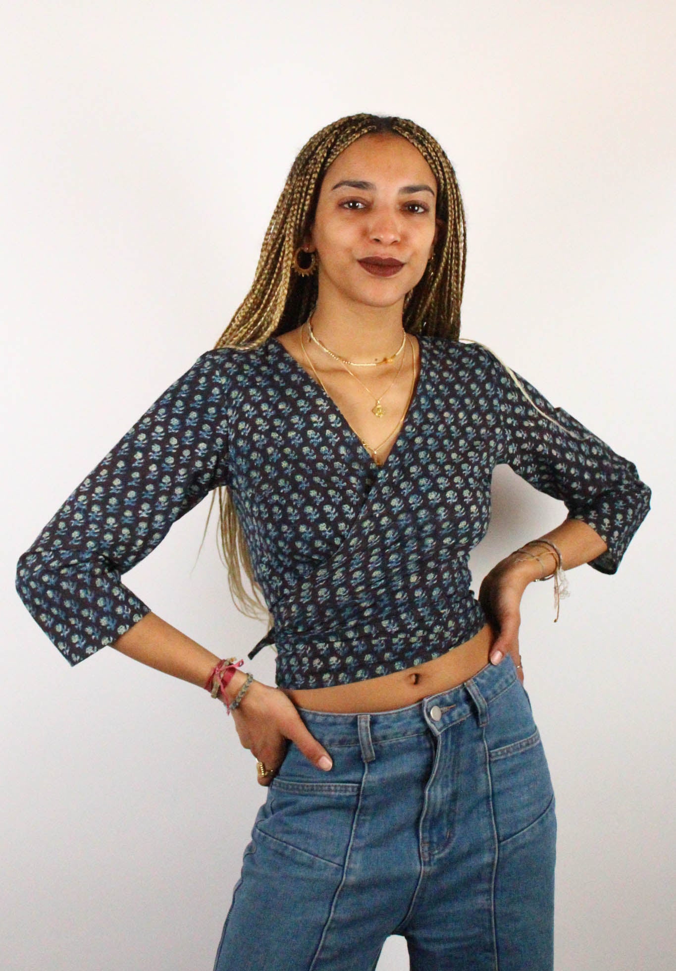 azaadi femme top benares paraag coton bio l armoire poethique  6