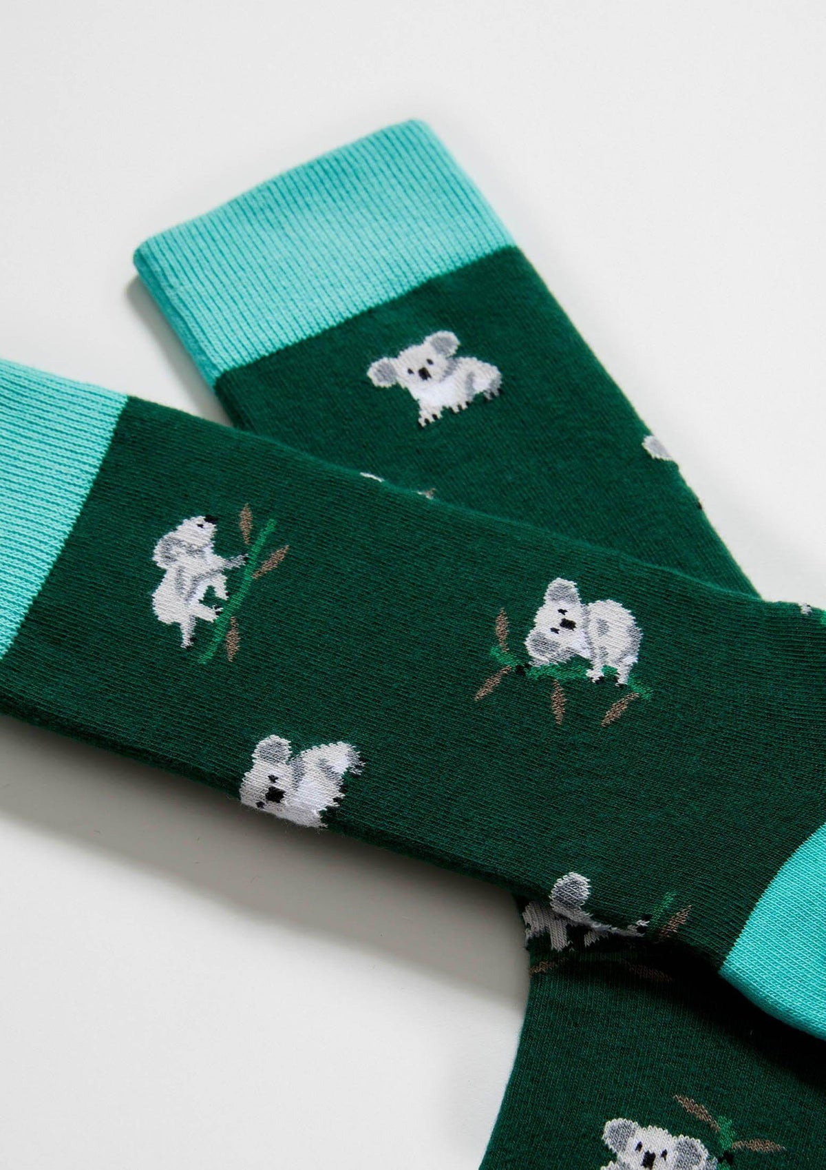 be socks unisexe chaussettes en coton bio koala vert l armoire poethique