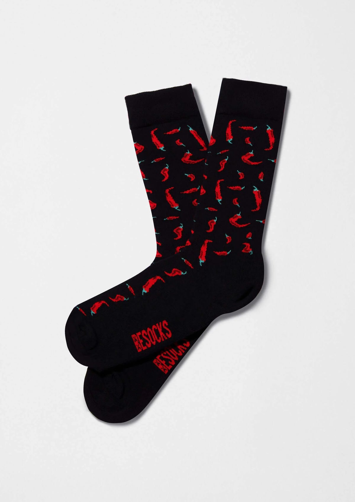be socks unisexe chaussettes en coton bio piment noir et rouge l armoire poethiq