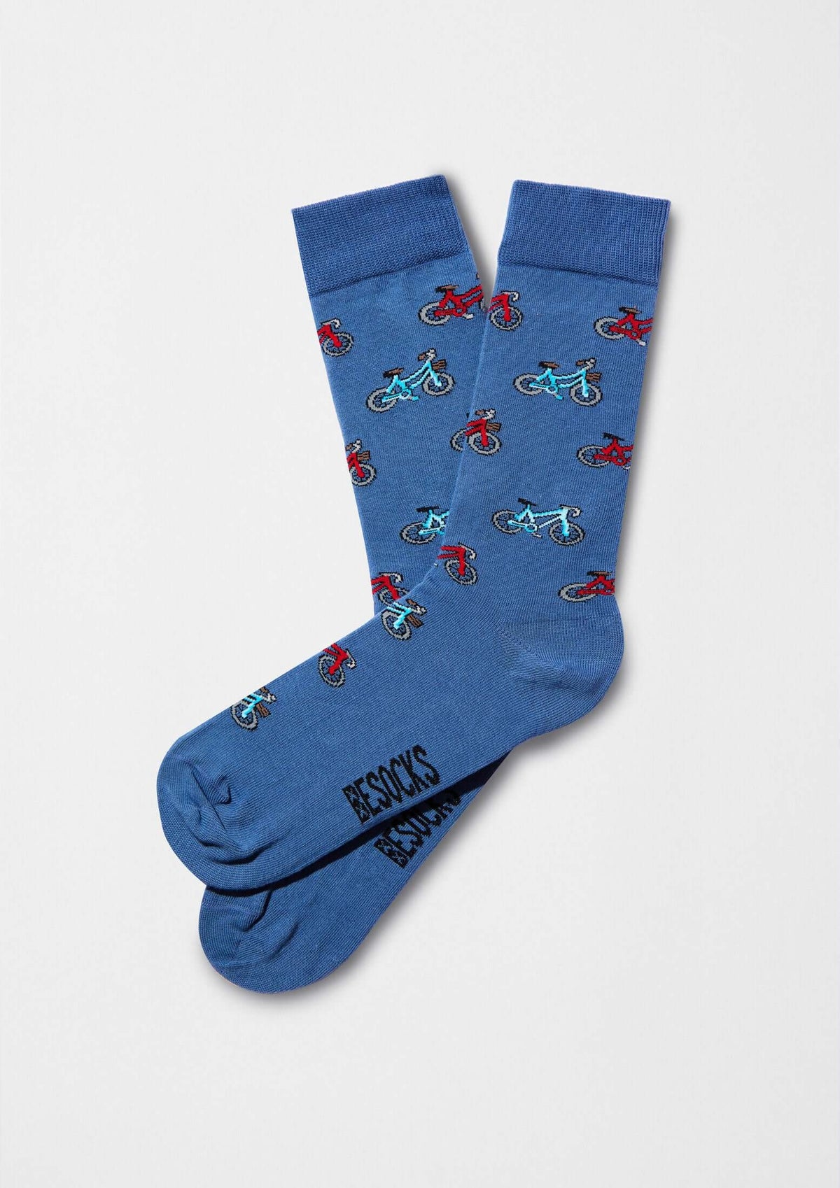 be socks unisexe chaussettes en coton bio velo bleu l armoire poethique