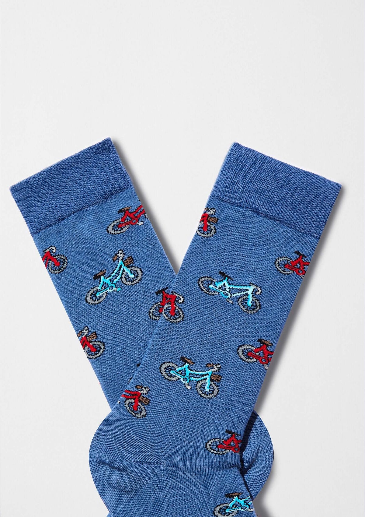be socks unisexe chaussettes en coton bio velo bleu l armoire poethique