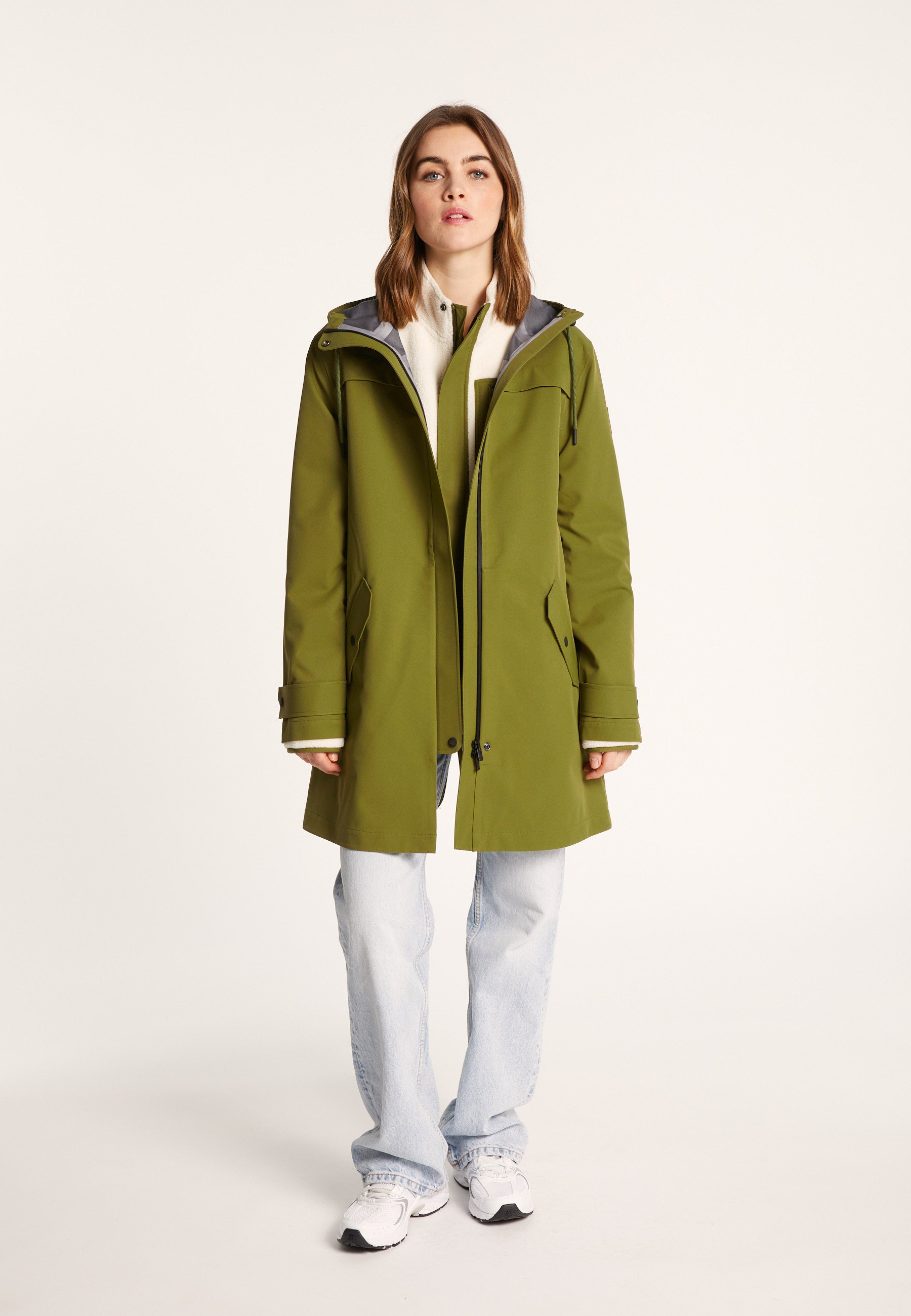 beau nuage unisexe impermeable polyester recycl kaki l armoire poethique 2