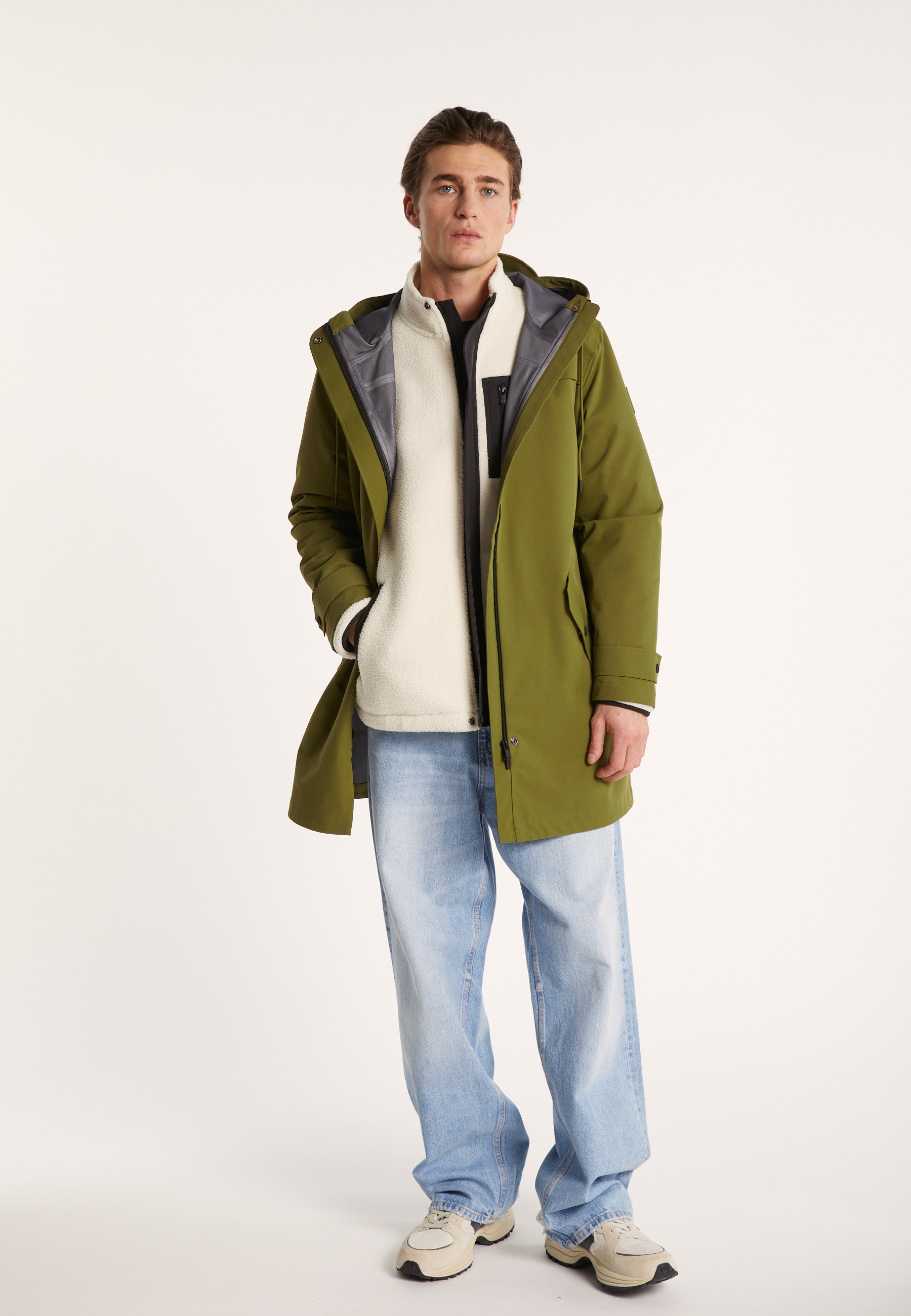 beau nuage unisexe impermeable polyester recycl kaki l armoire poethique 4