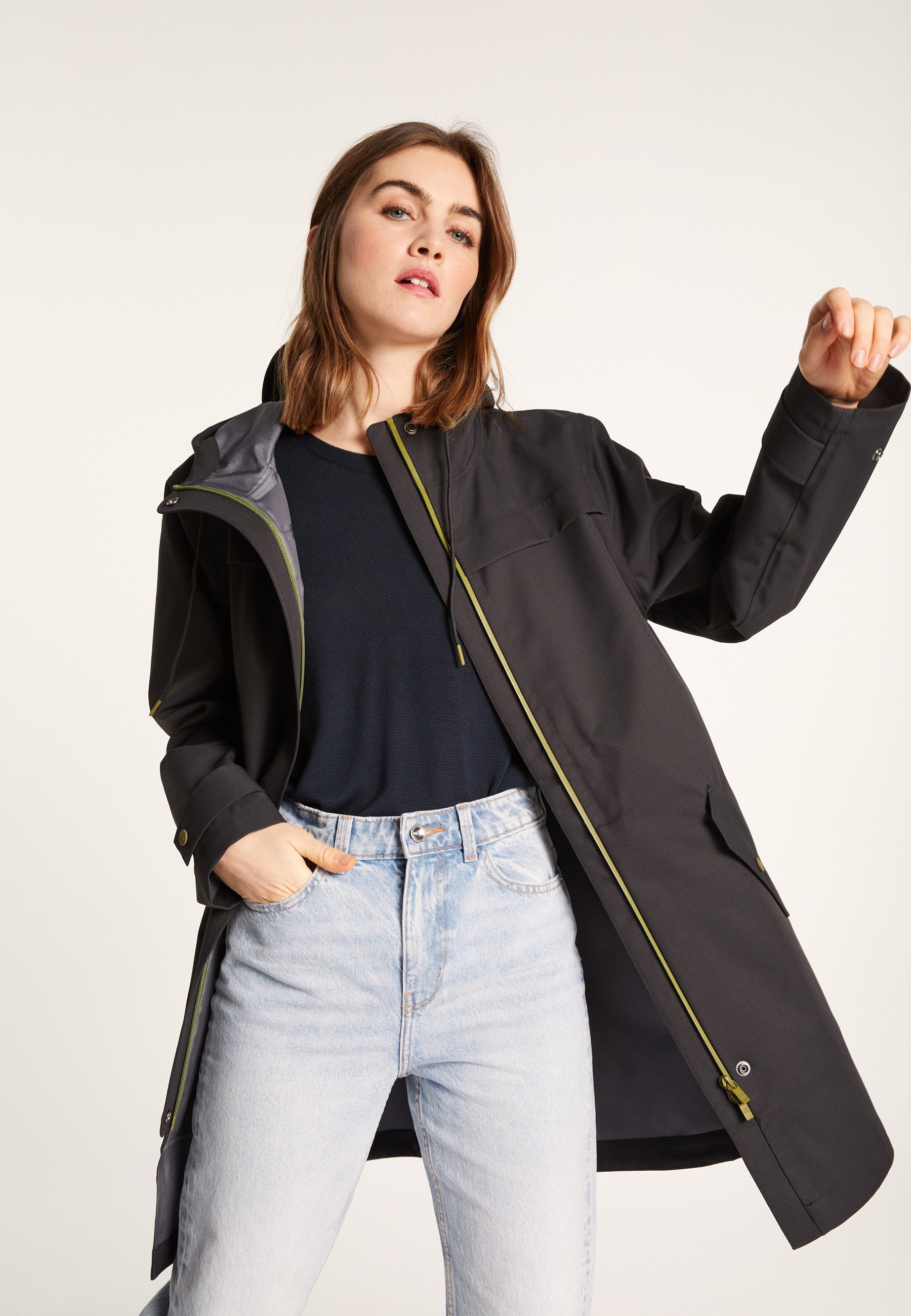 beau nuage unisexe impermeable polyester recycl noir l armoire poethique 1