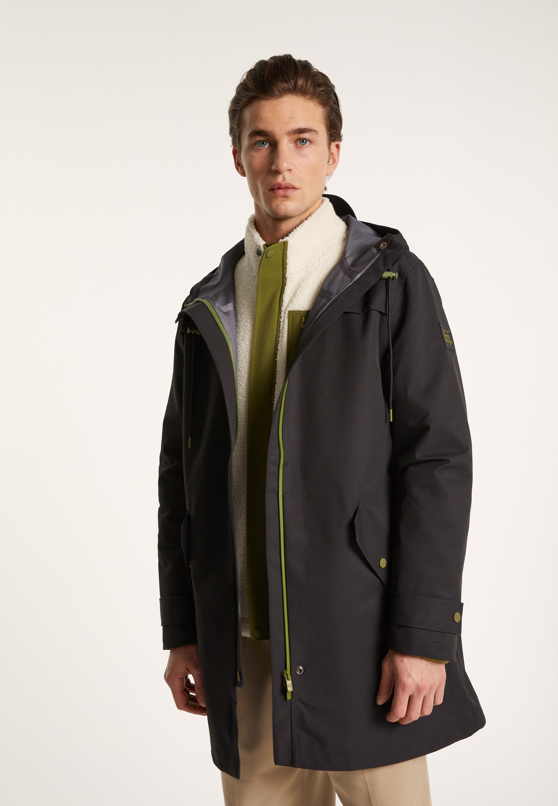 beau nuage unisexe impermeable polyester recycl   noir l armoire poethique  2