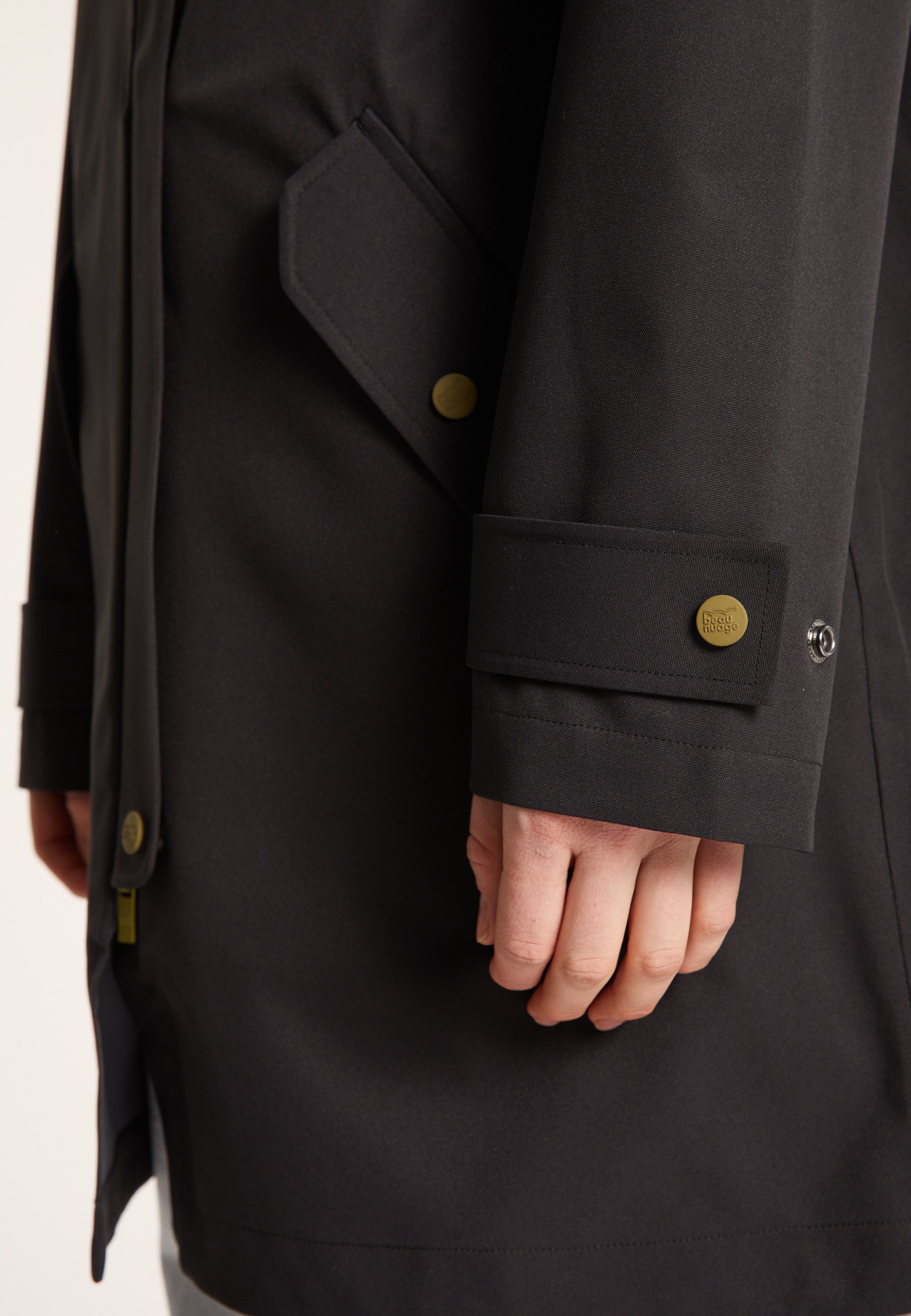 beau nuage unisexe impermeable polyester recycl noir l armoire poethique 5