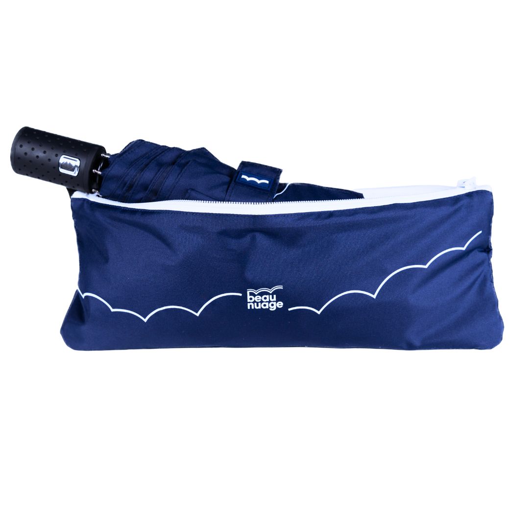 beau nuage unisexe parapluie automatique polyester recycl bleu minuit l armoire poethique 2