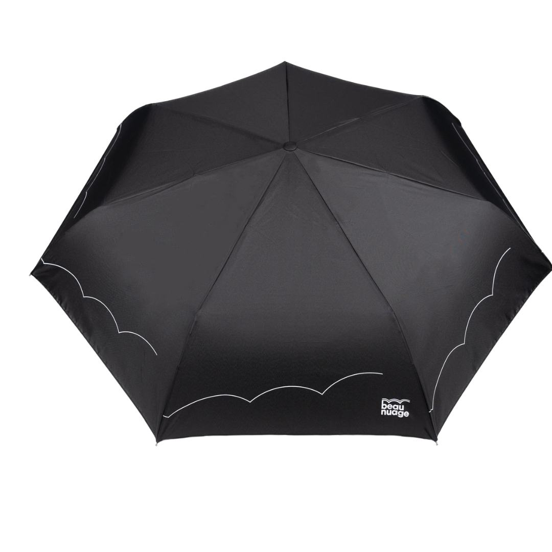 beau nuage unisexe parapluie automatique polyester recycl noir immuable l armoire poethique 4