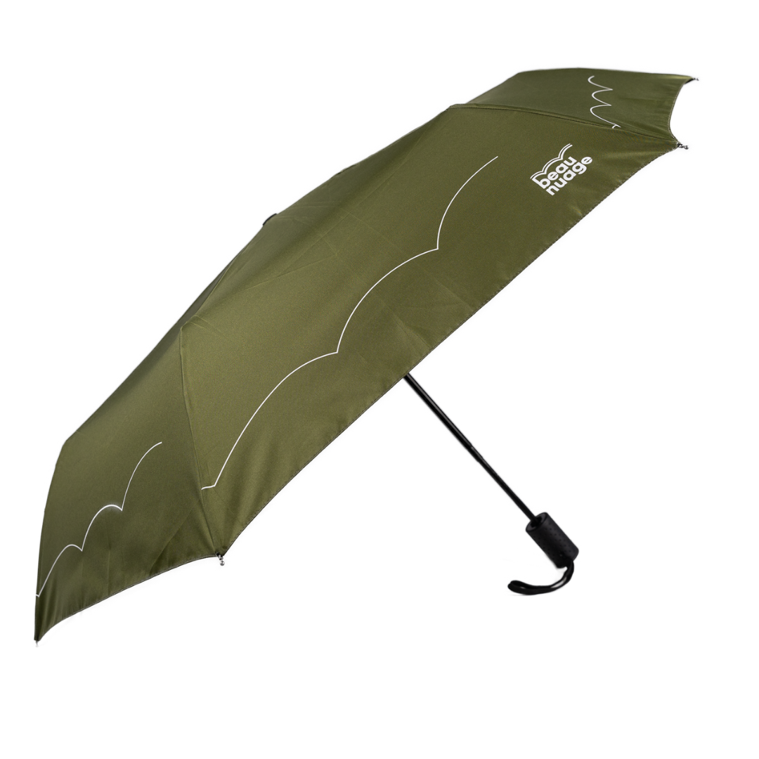 beau nuage unisexe parapluie automatique polyester recycl vert kaki l armoire poethique 4