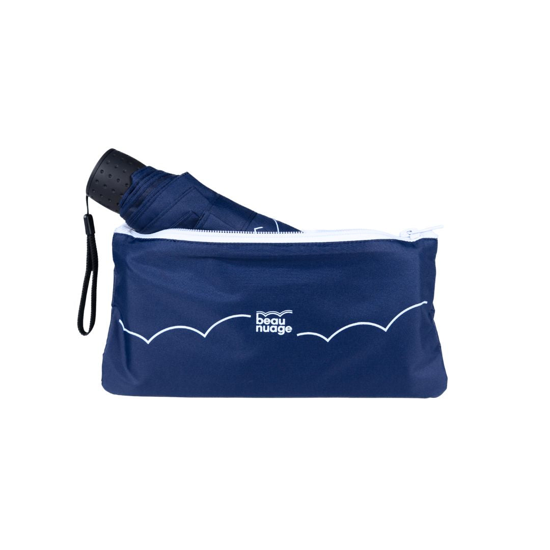 beau nuage unisexe parapluie mini polyester recycl bleu minuit l armoire poethique 1