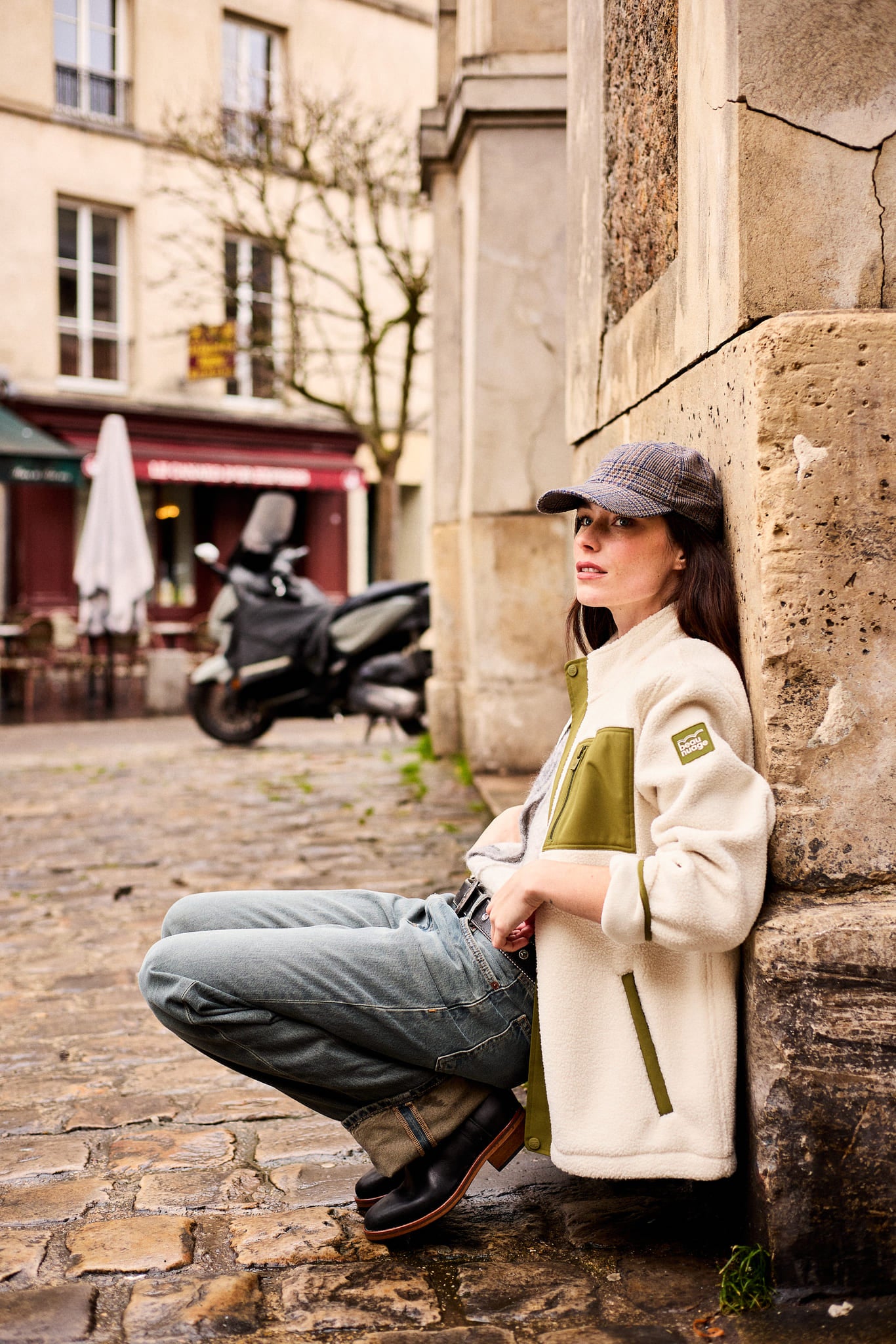 beau nuage unisexe veste polaire polyester recycl kaki l armoire poethique 5